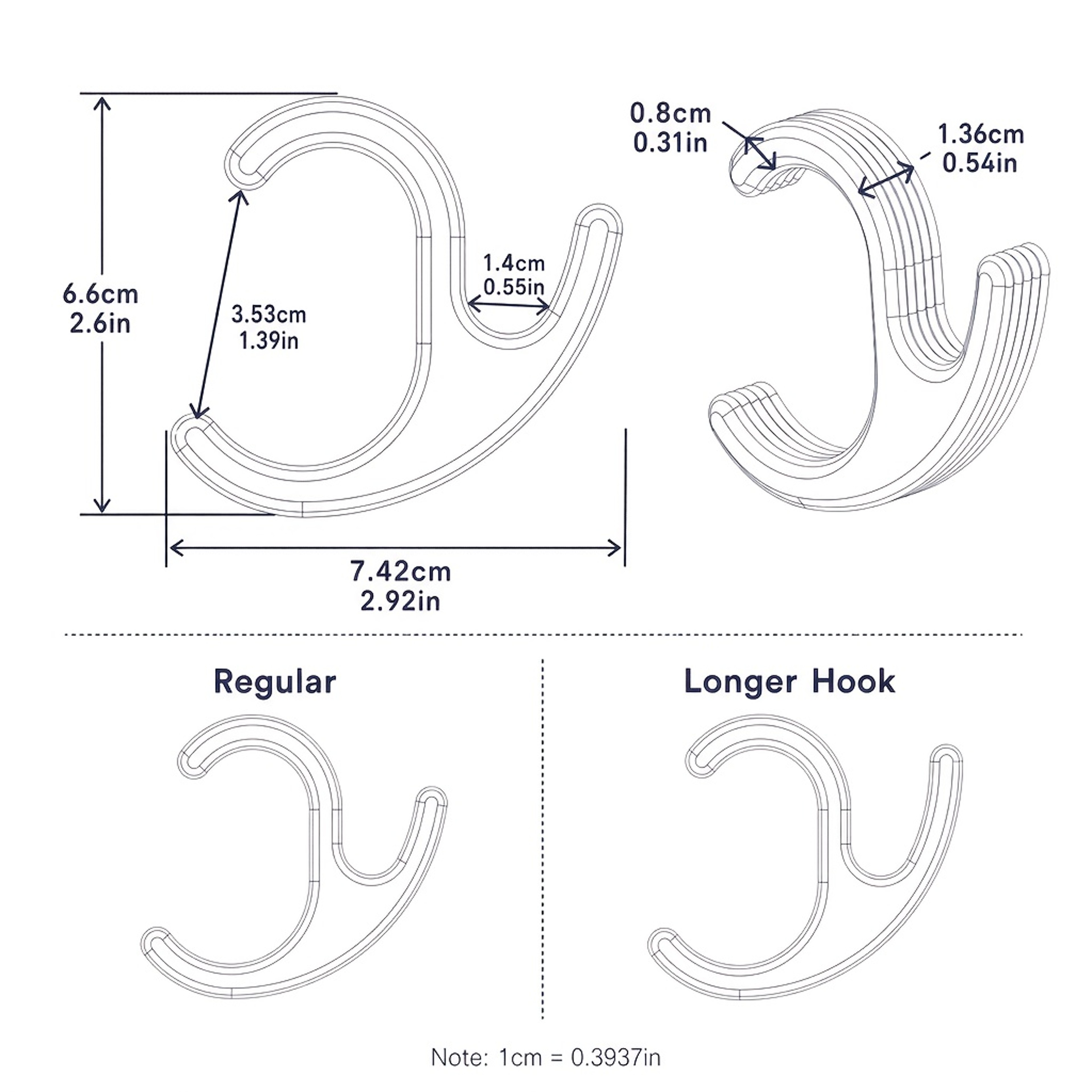 C Shaped Desk Hanger No Drill Bag Hook for Handbags Backpacks and Headphones – view 3