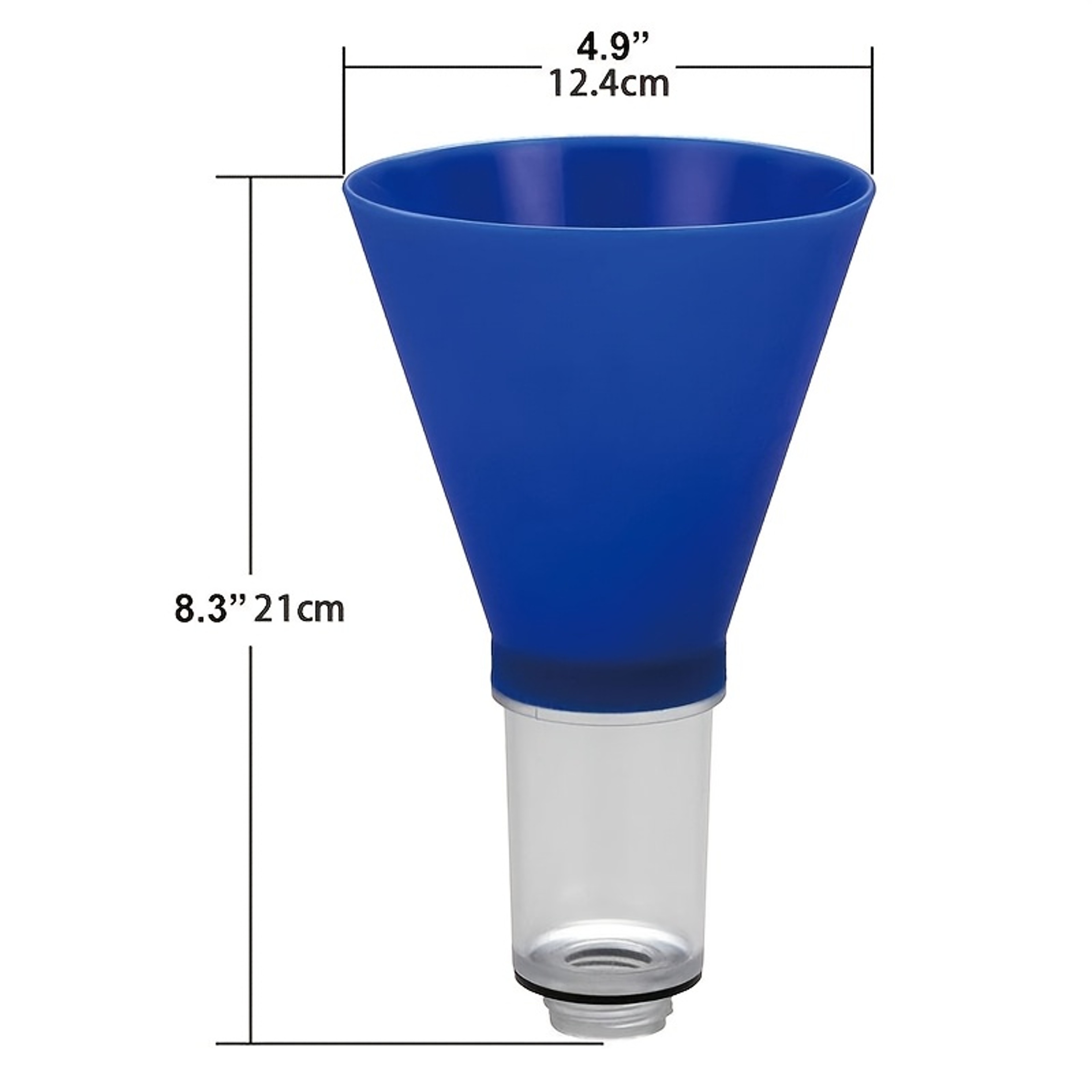 Threaded Spill Proof Oil Filler Funnel Hands Free Engine Oil Change Tool – view 2