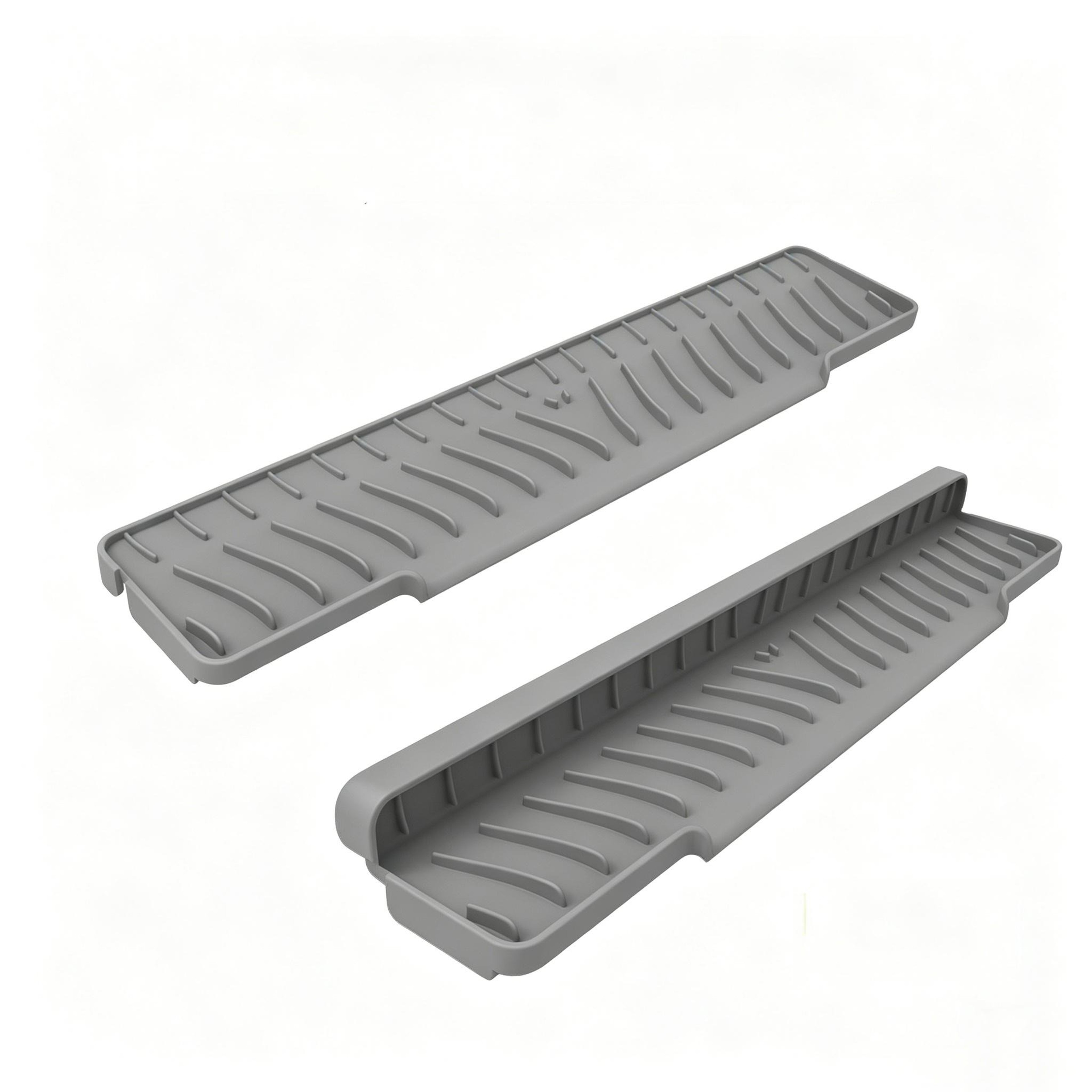 Foldable Drain Mat Sink Splash Guard Water Diverter for Kitchen and Bathroom – view 6