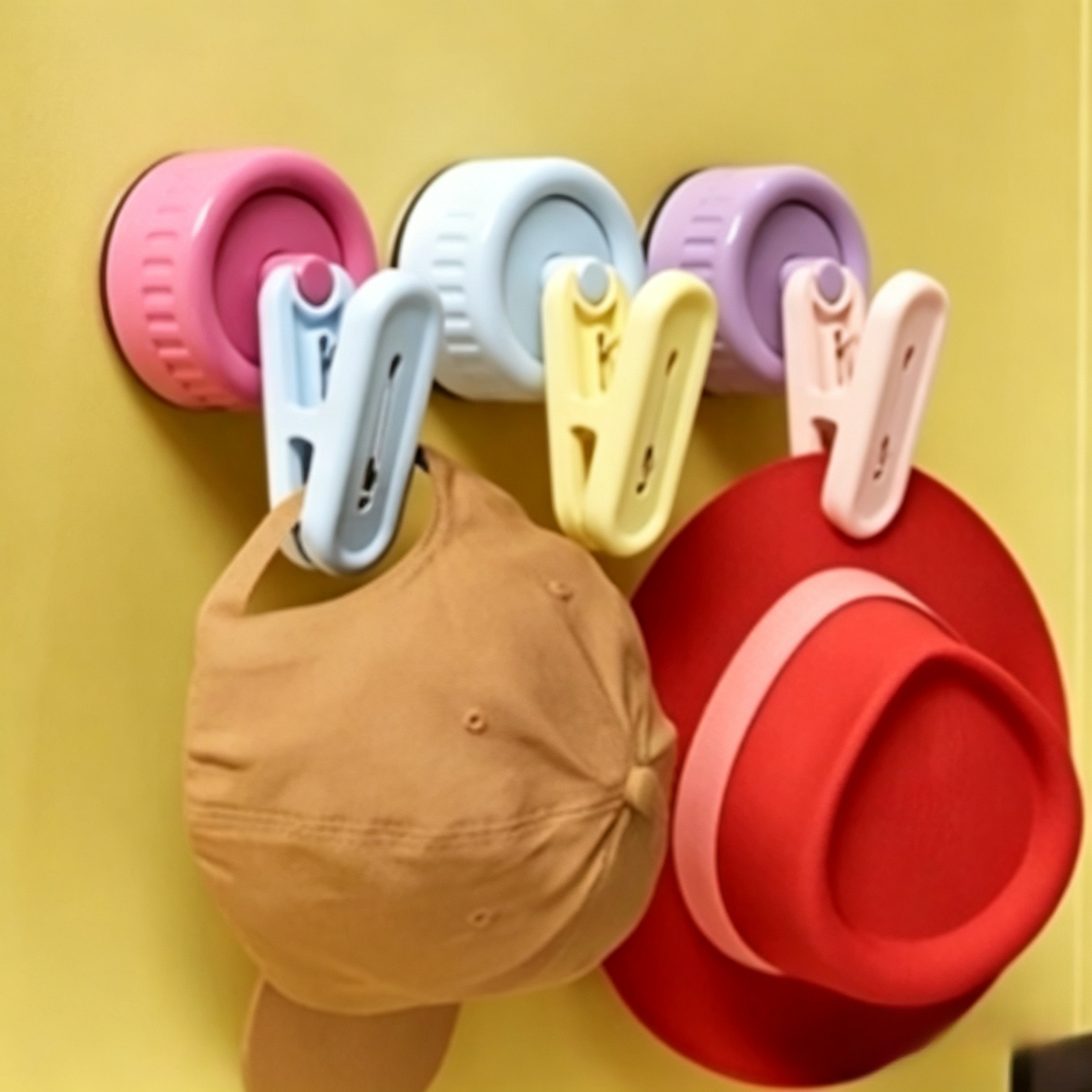 Kitchen Storage Organizer Wall Hooks Hanging Rack for Towels Gloves and Small Items – view 1