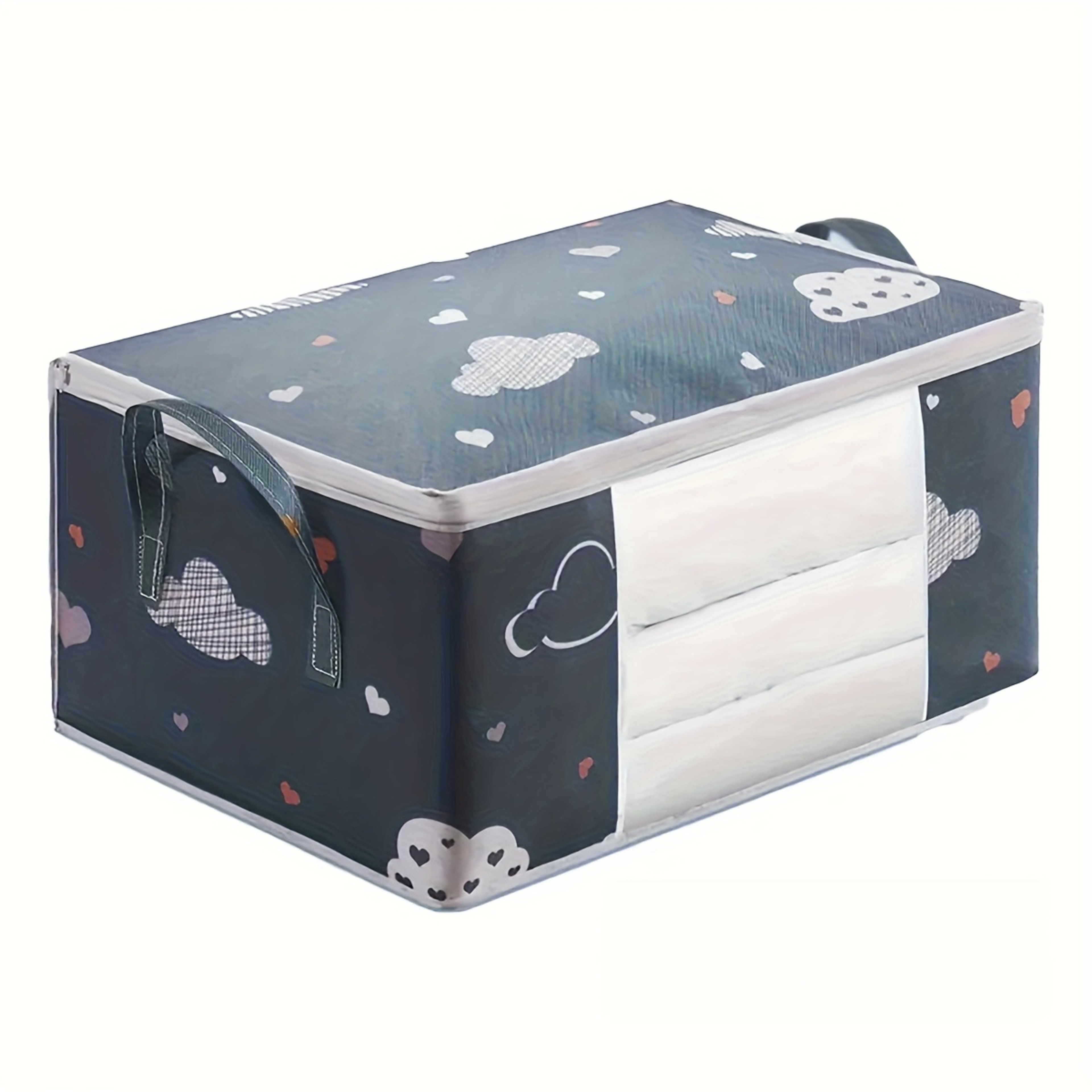 Clear View Underbed Storage Bag for Clothes Quilt and Bedding Organization – view 4