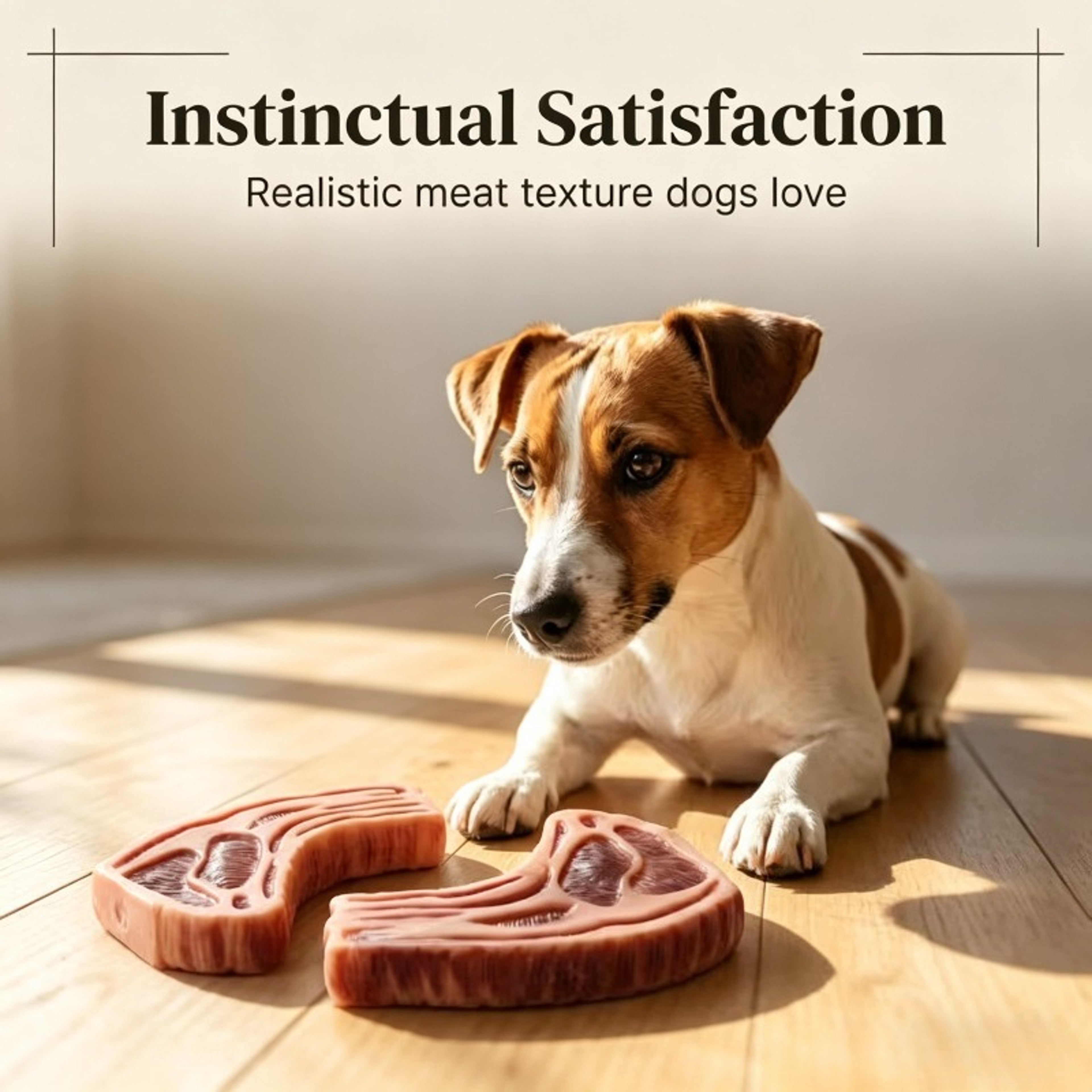 Realistic Meat Design Dog Chew Toy Pack Interactive Teeth Cleaning Toy for Dogs – view 2