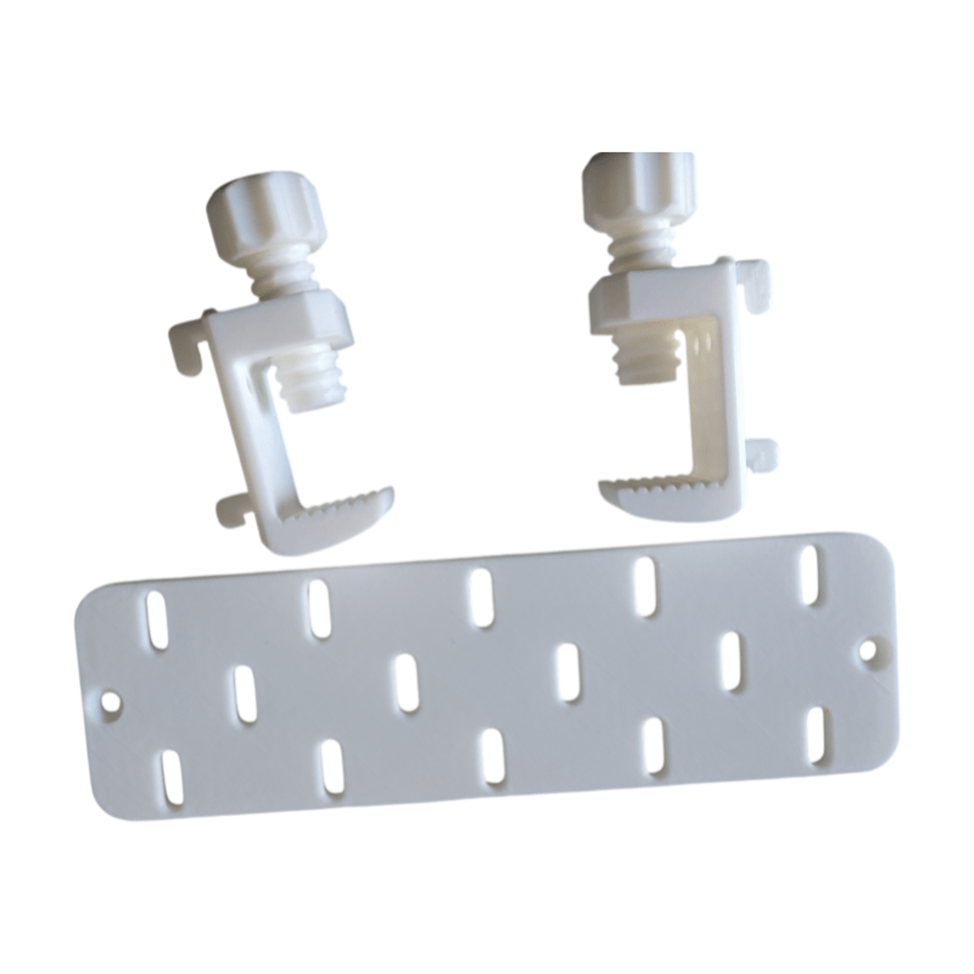 No Drill Desk Organizer Pegboard Storage Rack With Hooks For Office Workspace – view 6