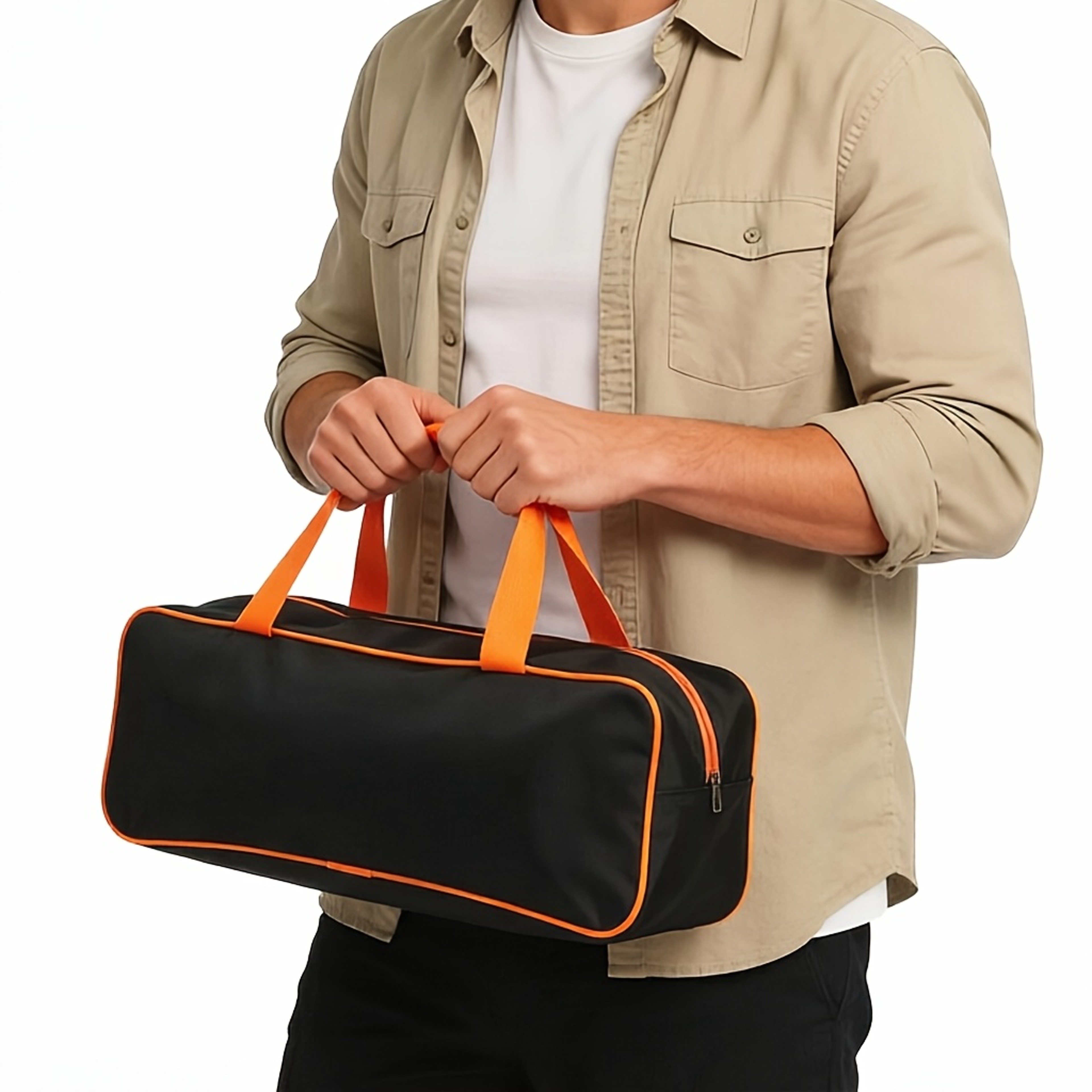 High Capacity Tool Storage Bag with Zipper Design for Car and Garage Organization – view 1