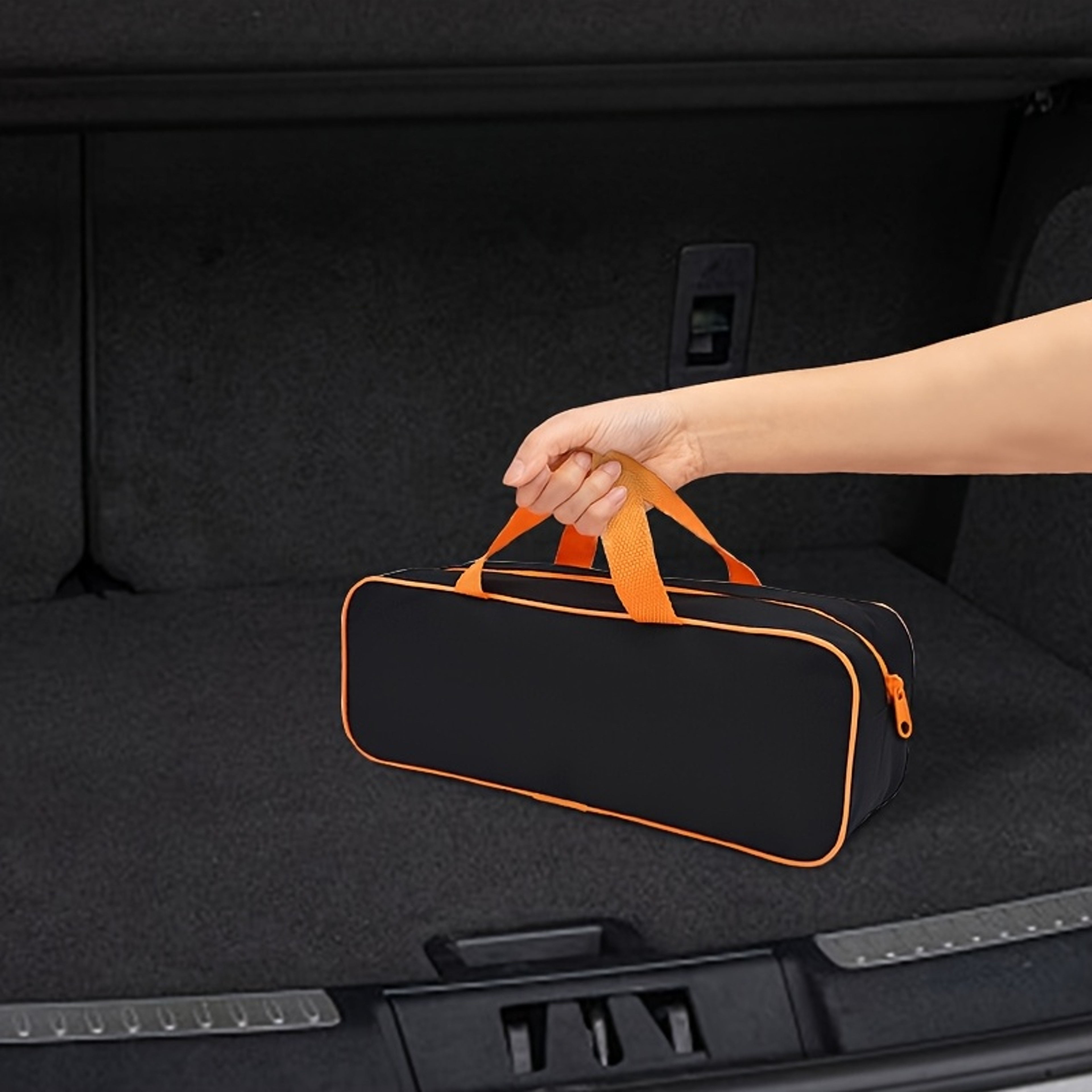 High Capacity Tool Storage Bag with Zipper Design for Car and Garage Organization – view 2