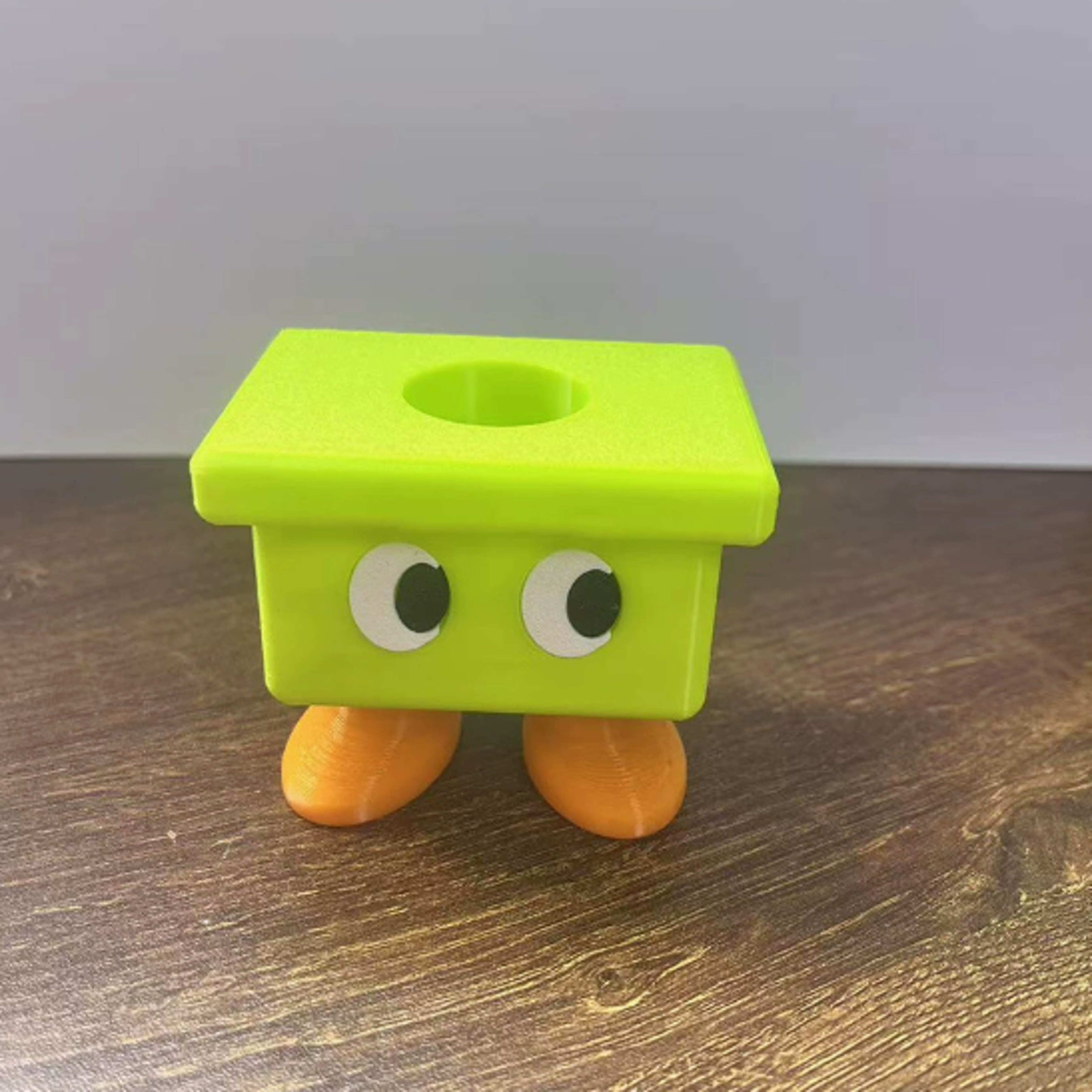 Cute Stool Shaped Kids Toothbrush Holder Wall Mounted Bathroom Organizer – view 7