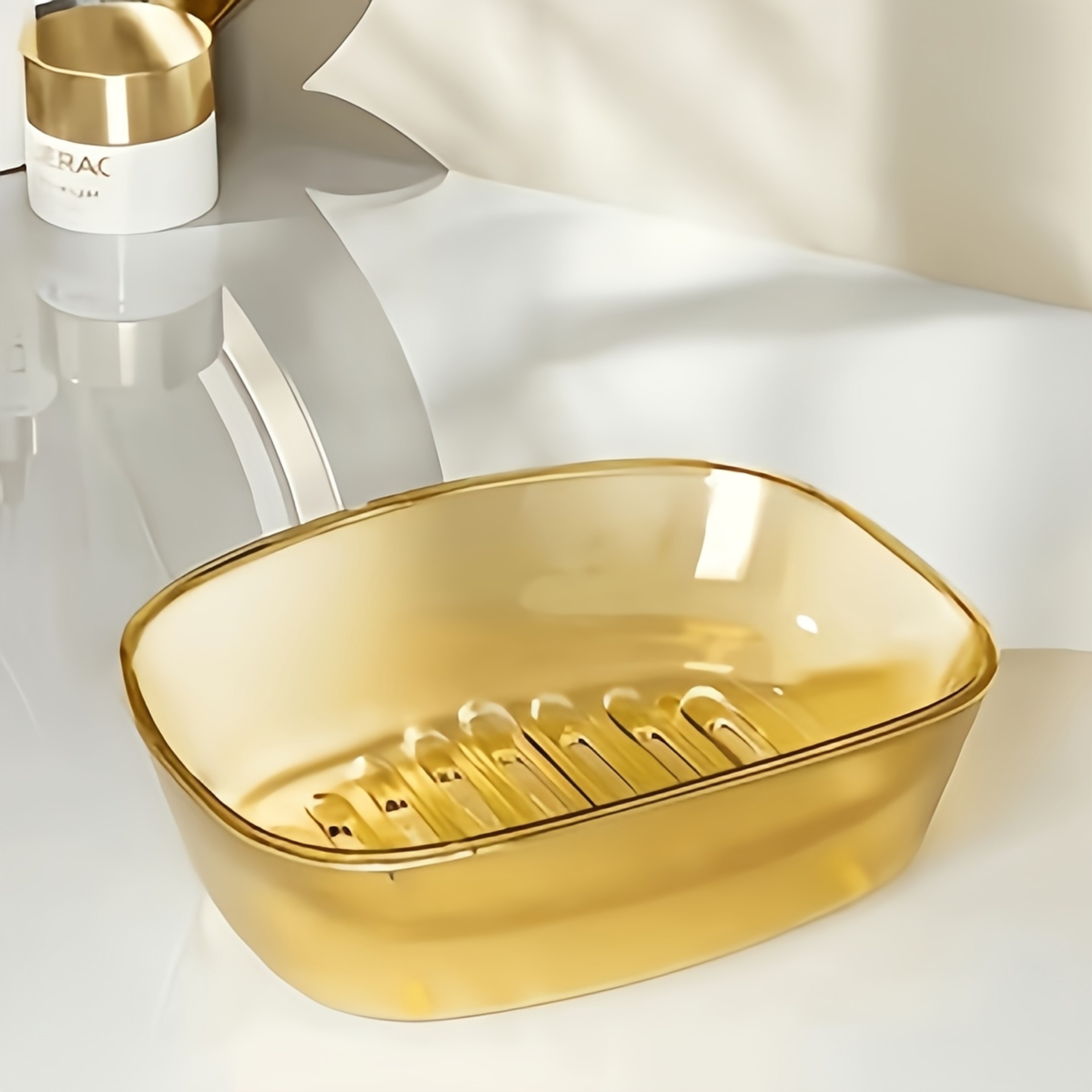 Double Layer Soap Dish with Drain Non Slip Bathroom Soap Holder for Dry Clean Soap Storage – view 7
