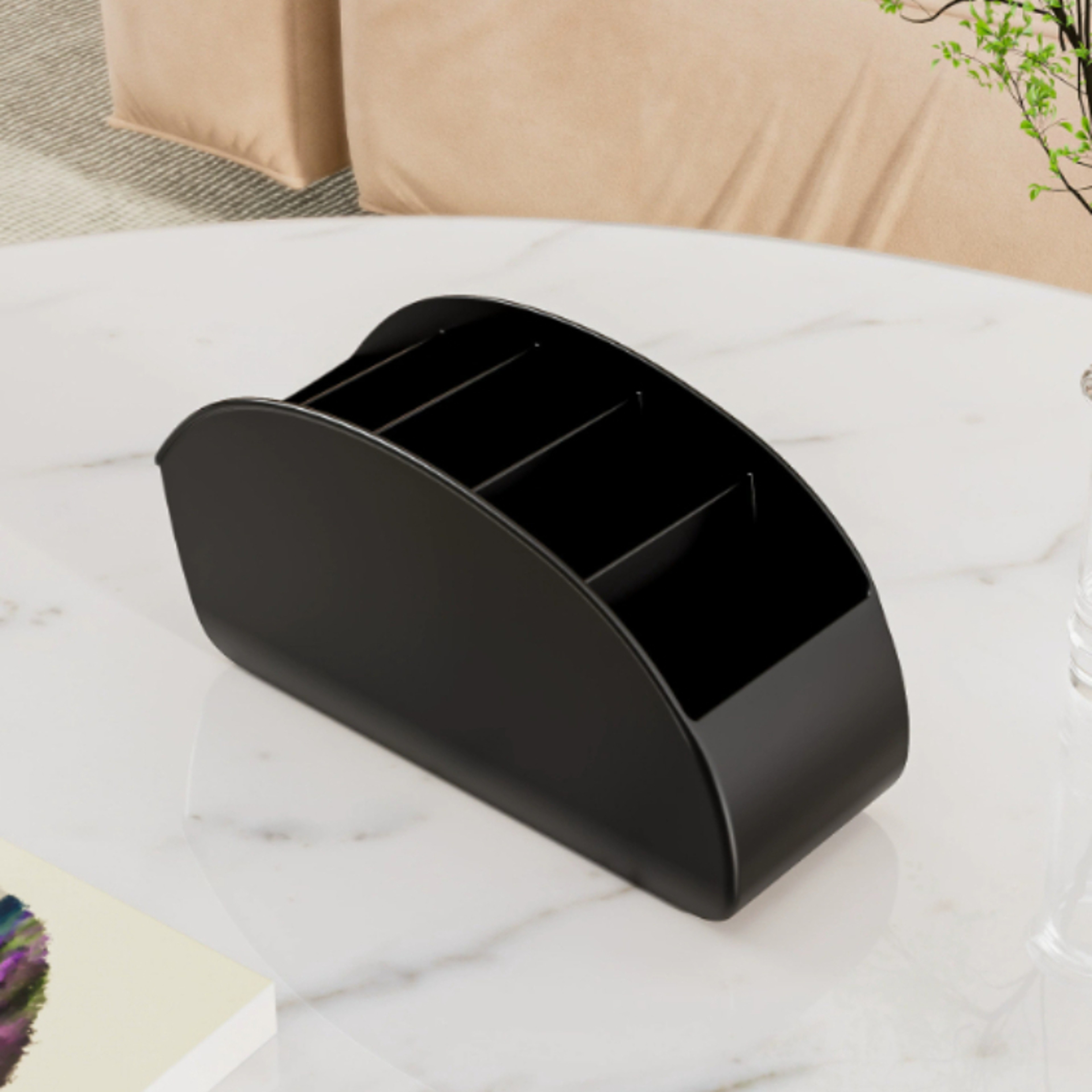 Remote Control Holder Desktop Organizer Space Saving TV Storage Box 6