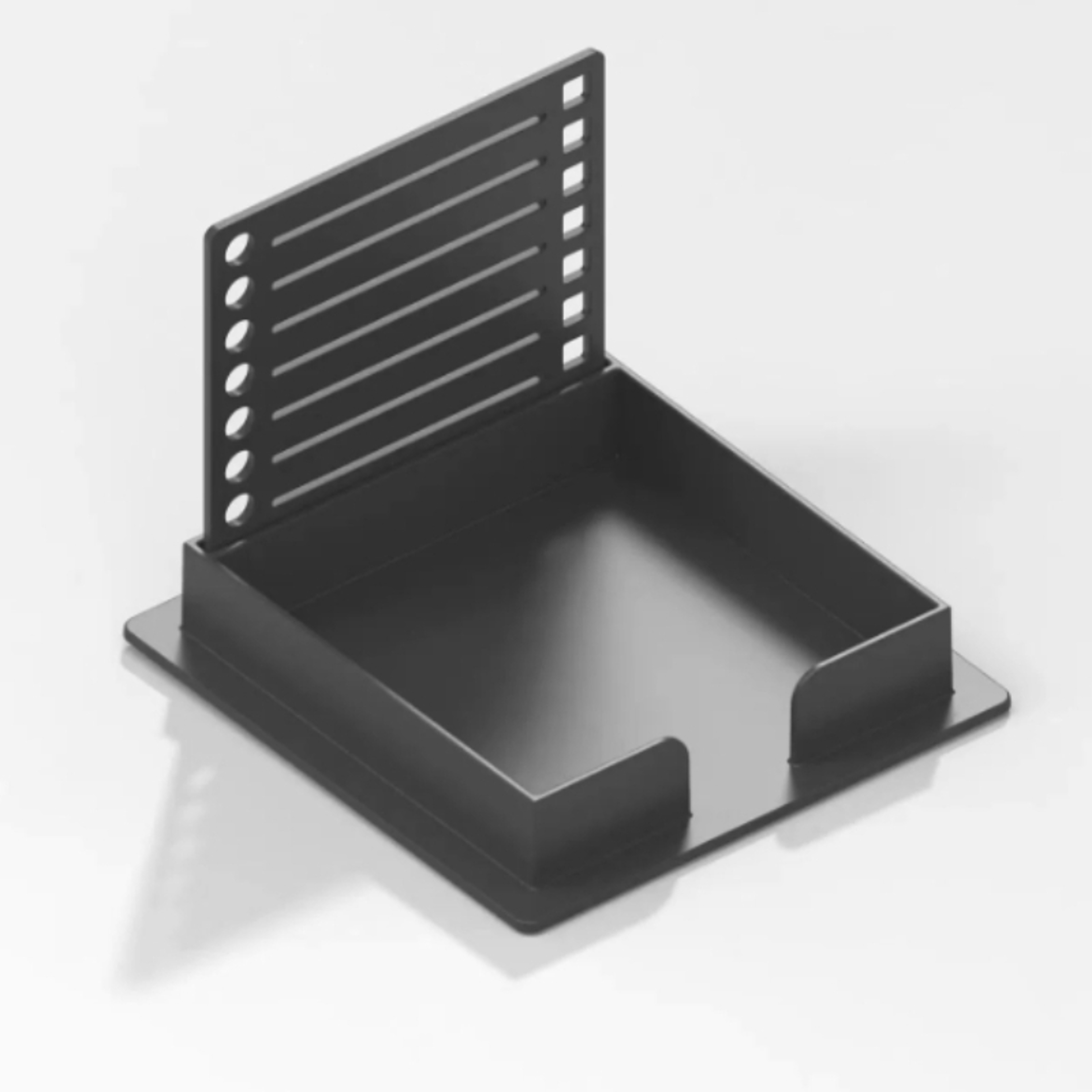 Desktop Sticky Notes Dispenser With Built In Stencil Design For Creative Desk Organization 7