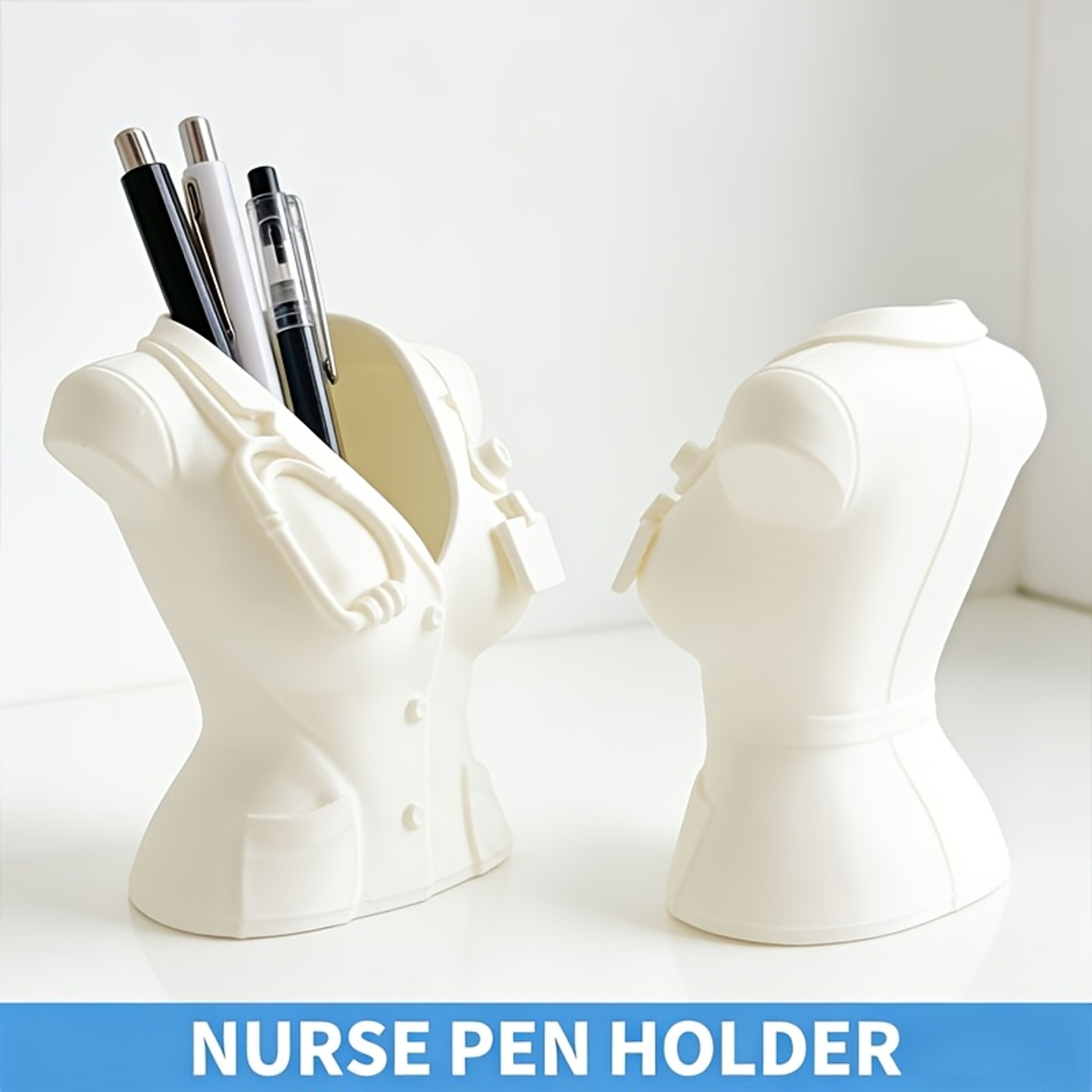 Creative Nurse Pen Holder Doctor Desk Accessory Medical Office Decor Gift 5