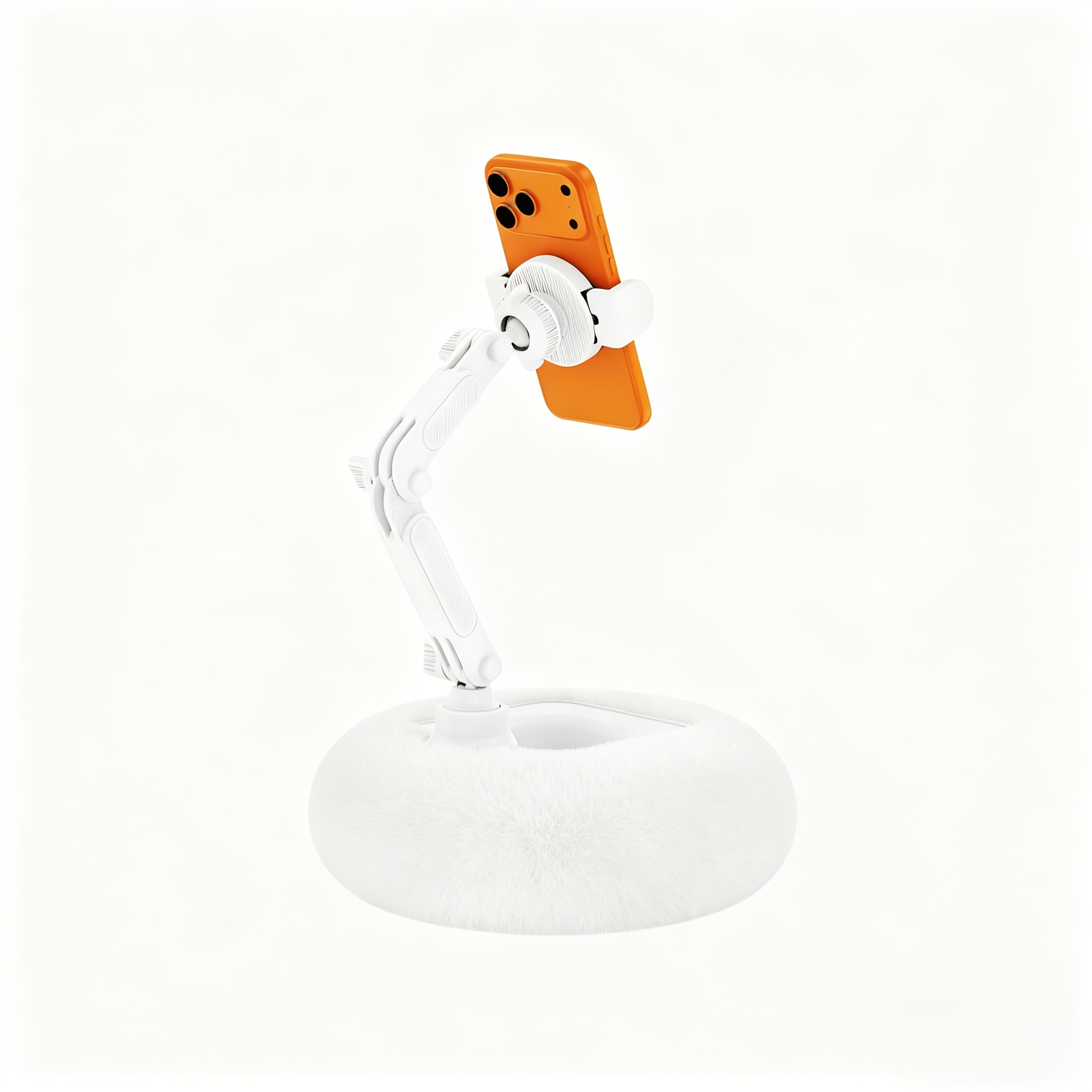 Foldable Rotatable Plush Phone Stand Adjustable Holder for Phones and Tablets – view 8