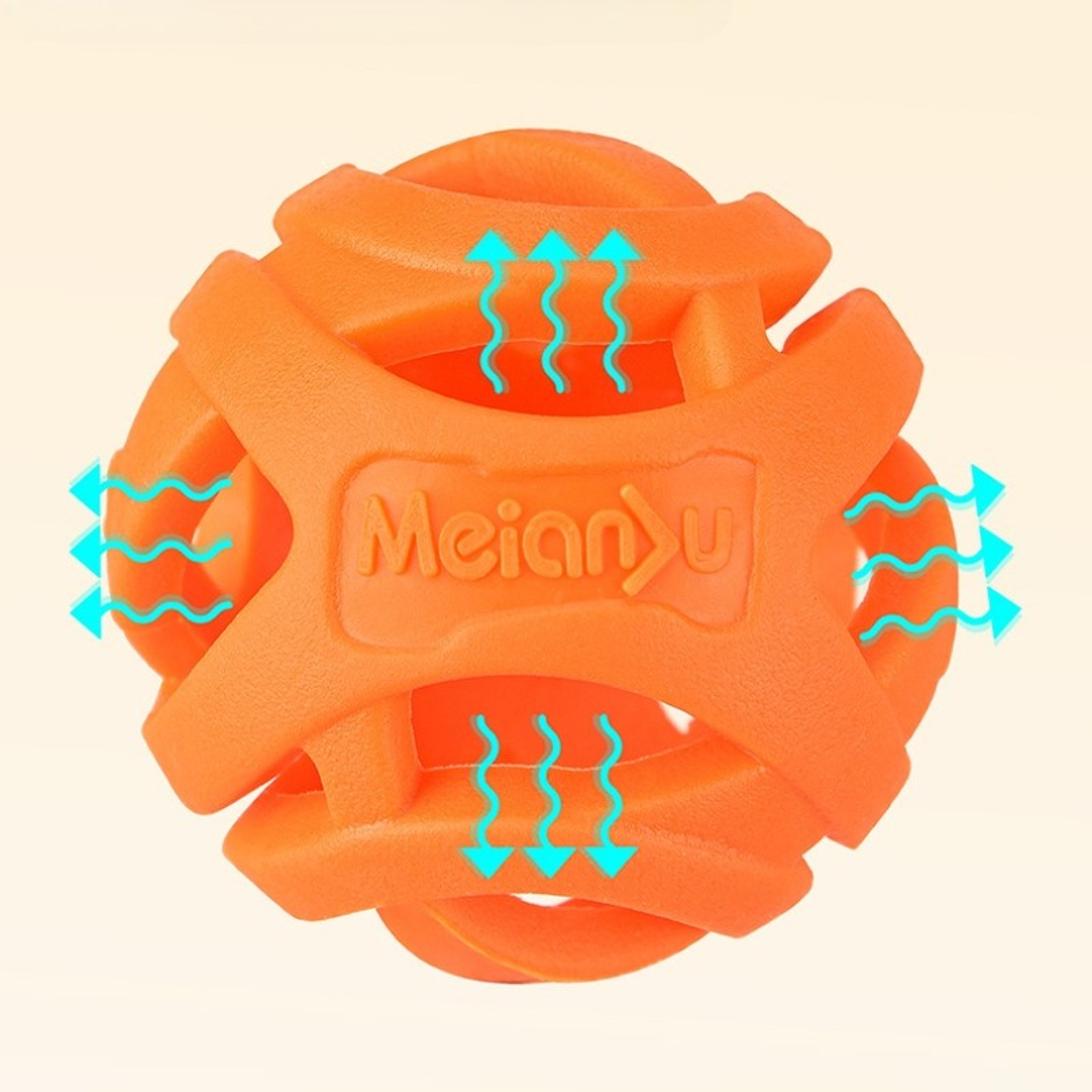 Durable Rubber Dog Chew Ball for Interactive Play and Training – view 6