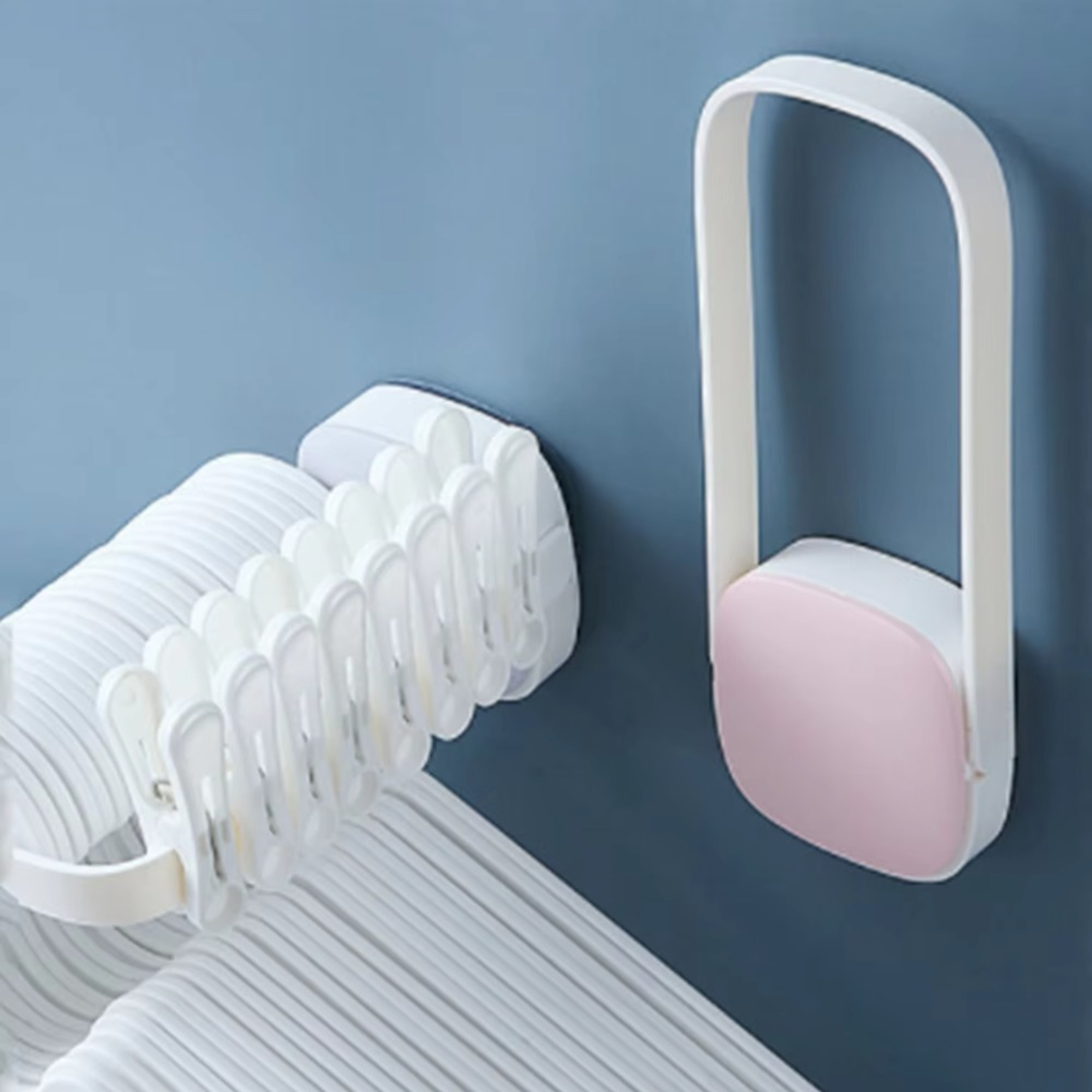 Foldable Clothes Hanger Space Saving Pants Rack Organizer for Closet Storage – view 3