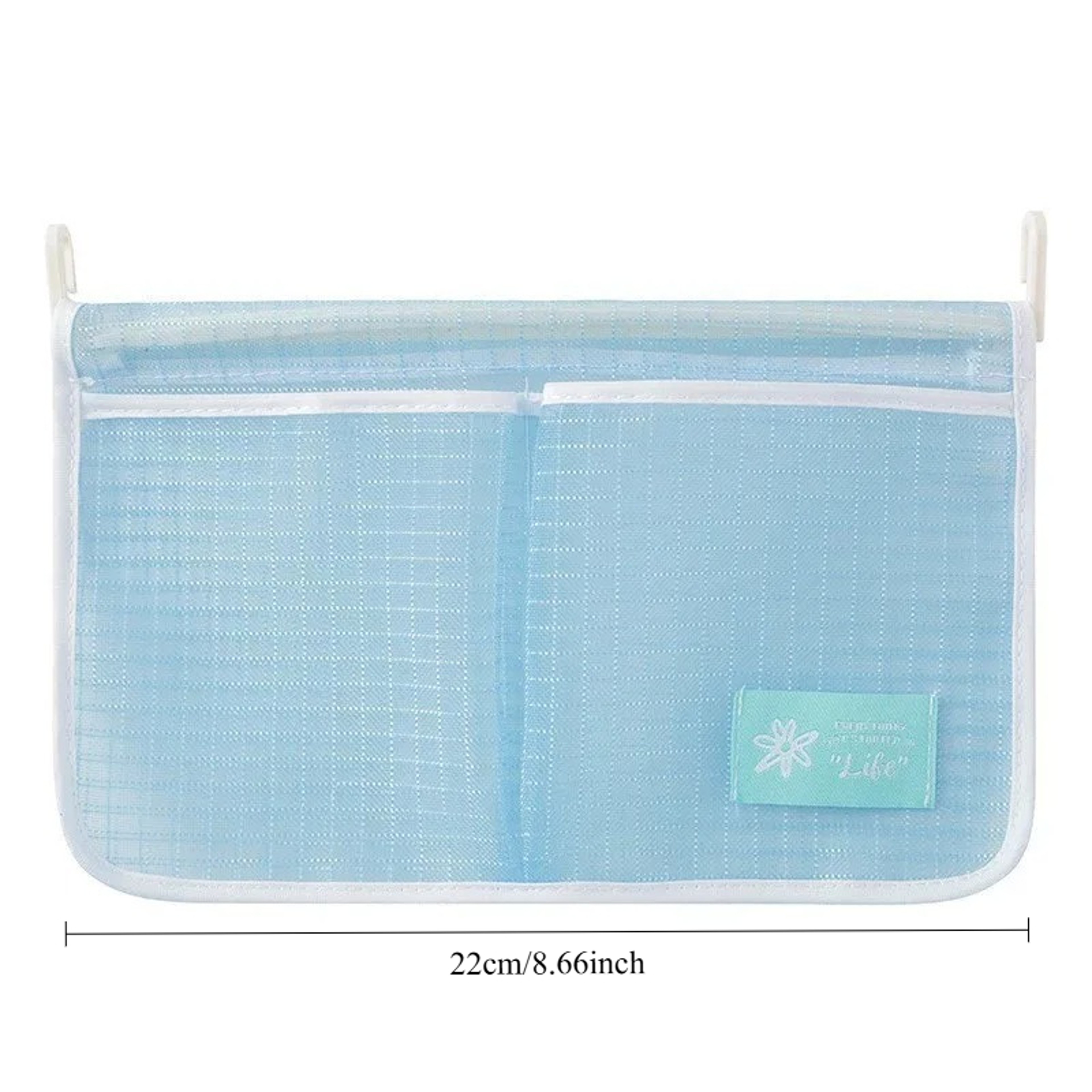 Refrigerator Organizer Hanging Mesh Storage Bag Double Compartment Sauce Packet Holder – view 8