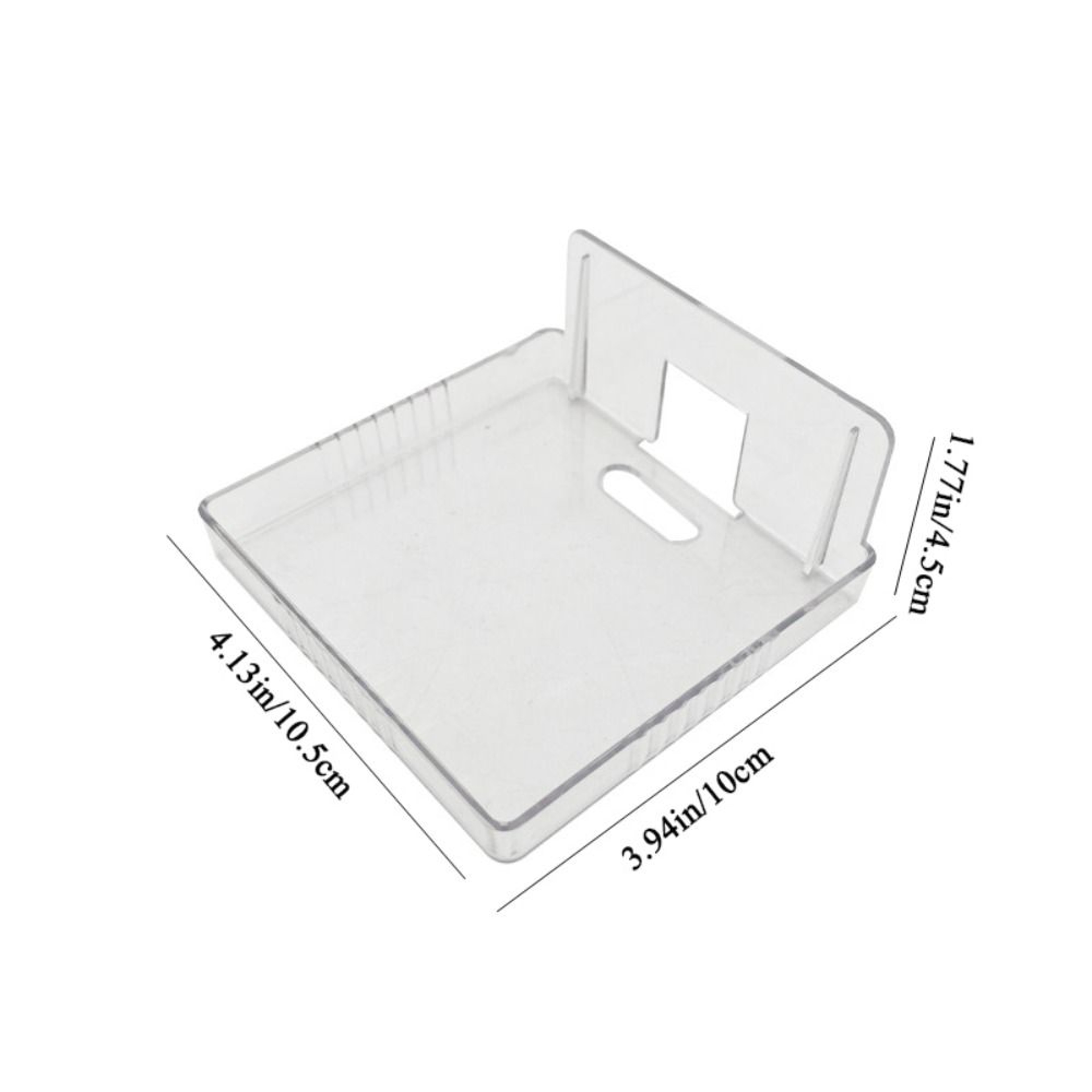 Clear Acrylic Wall Shelf CCTV Camera Holder Floating Storage Rack – view 4