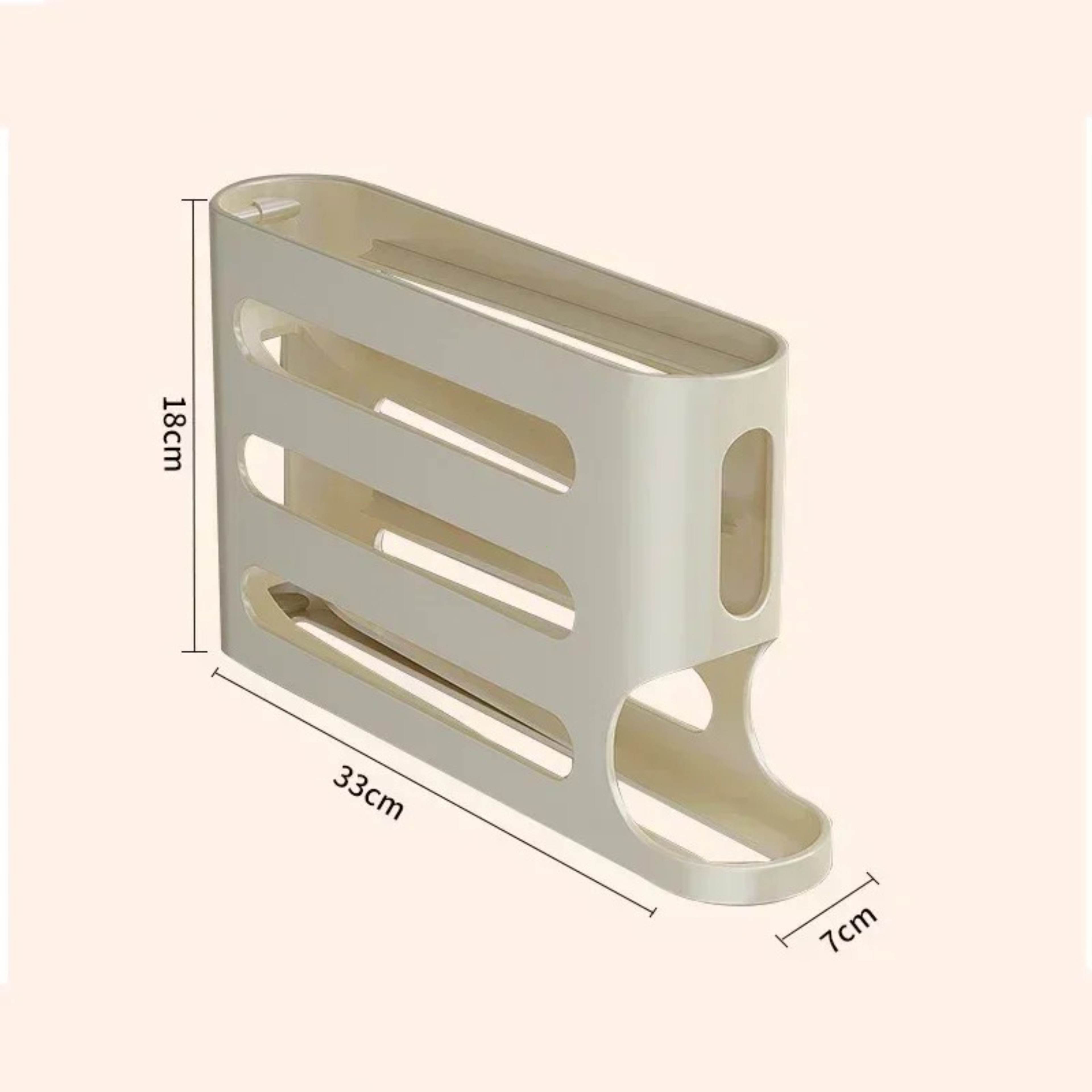 Egg Holder For Fridge Automatic Rolling Egg Dispenser And Organizer 2