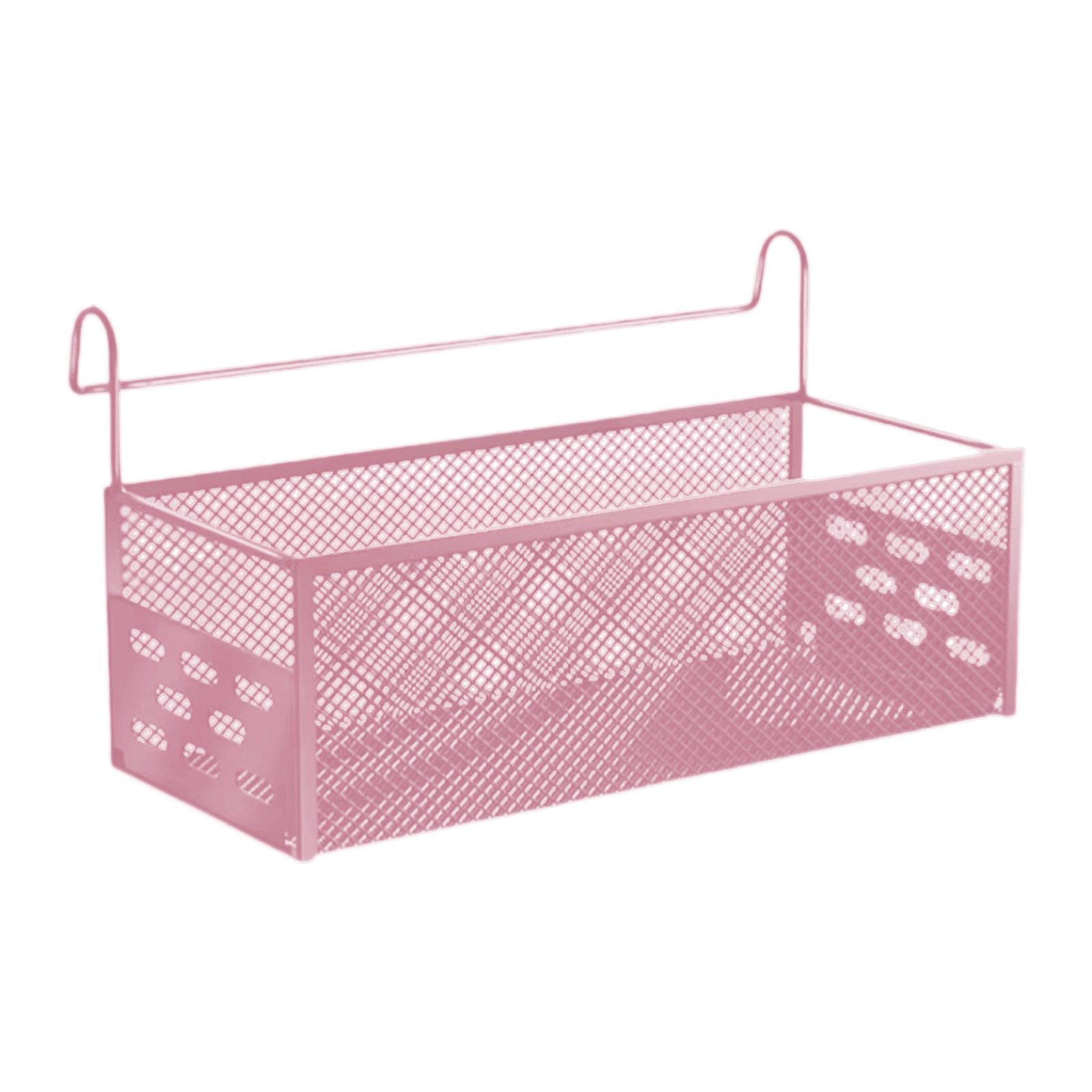 Bedside Hanging Storage Basket Metal Bedside Storage Organizer For Dorm Room And Bunk Bed 6