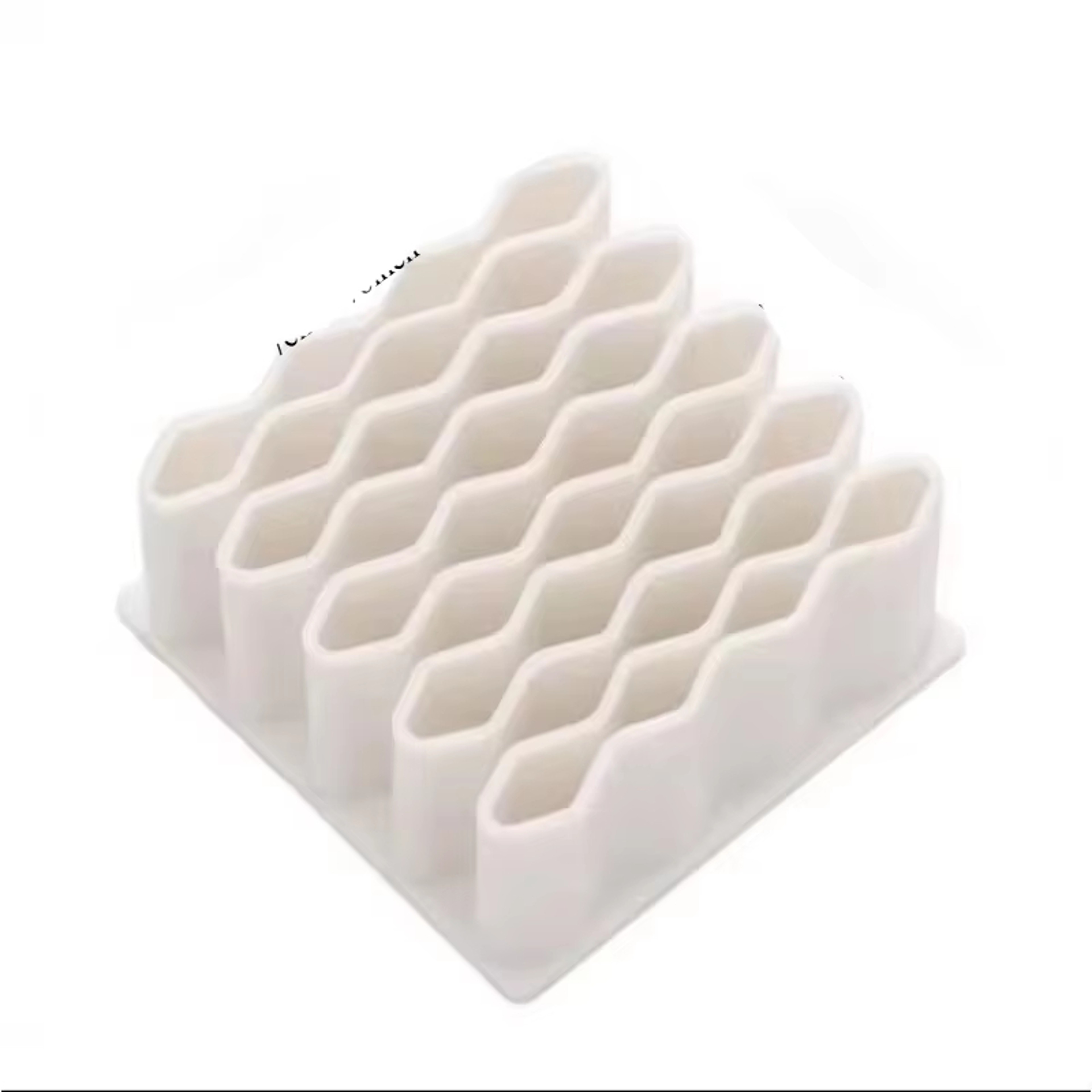 Multi Grid Cosmetics Organizer Desktop Storage Box Makeup Brush Holder And Pen Compartment 6