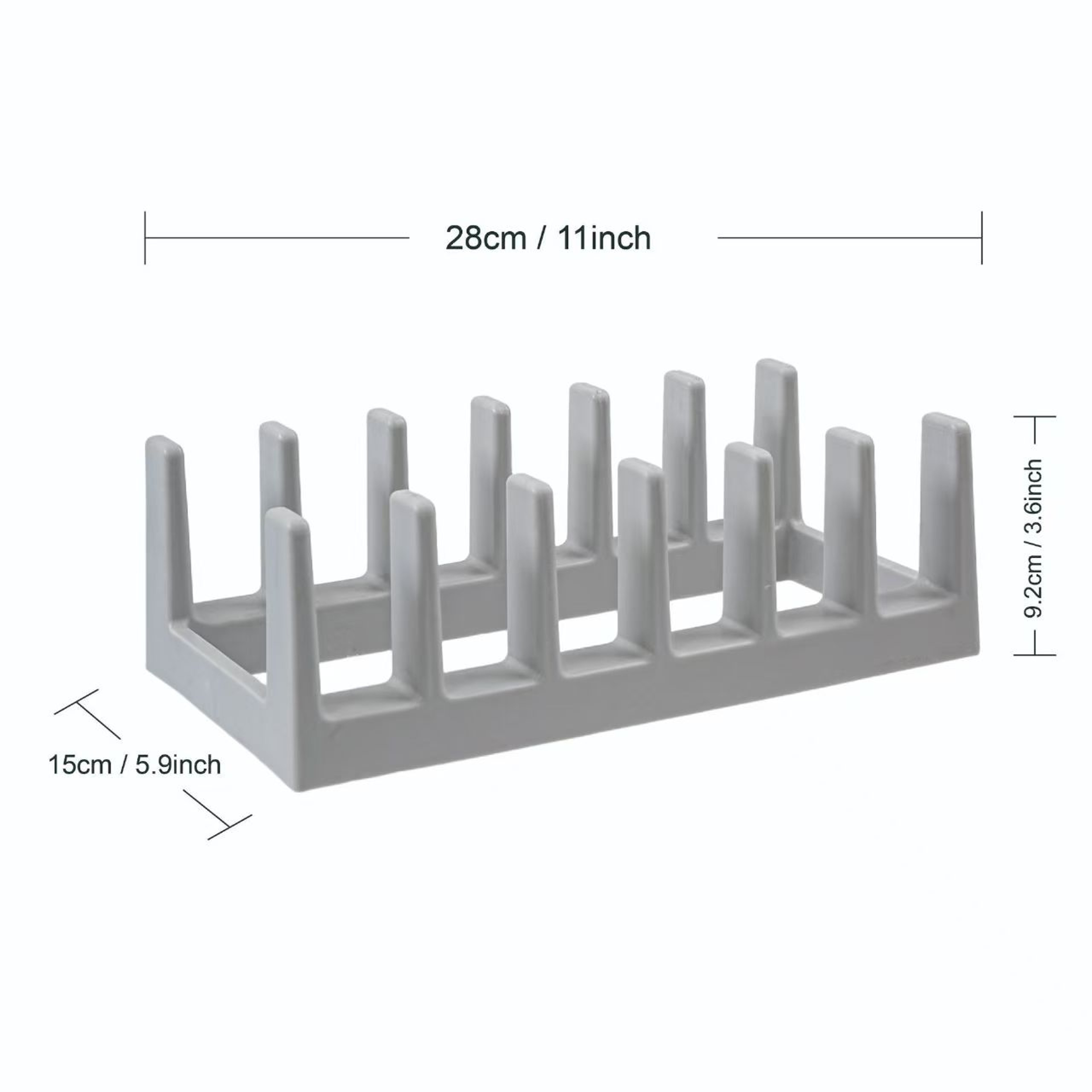 Multi Purpose Hanging Kitchen Organizer Shelf Pot Lid Holder Dish Rack 2