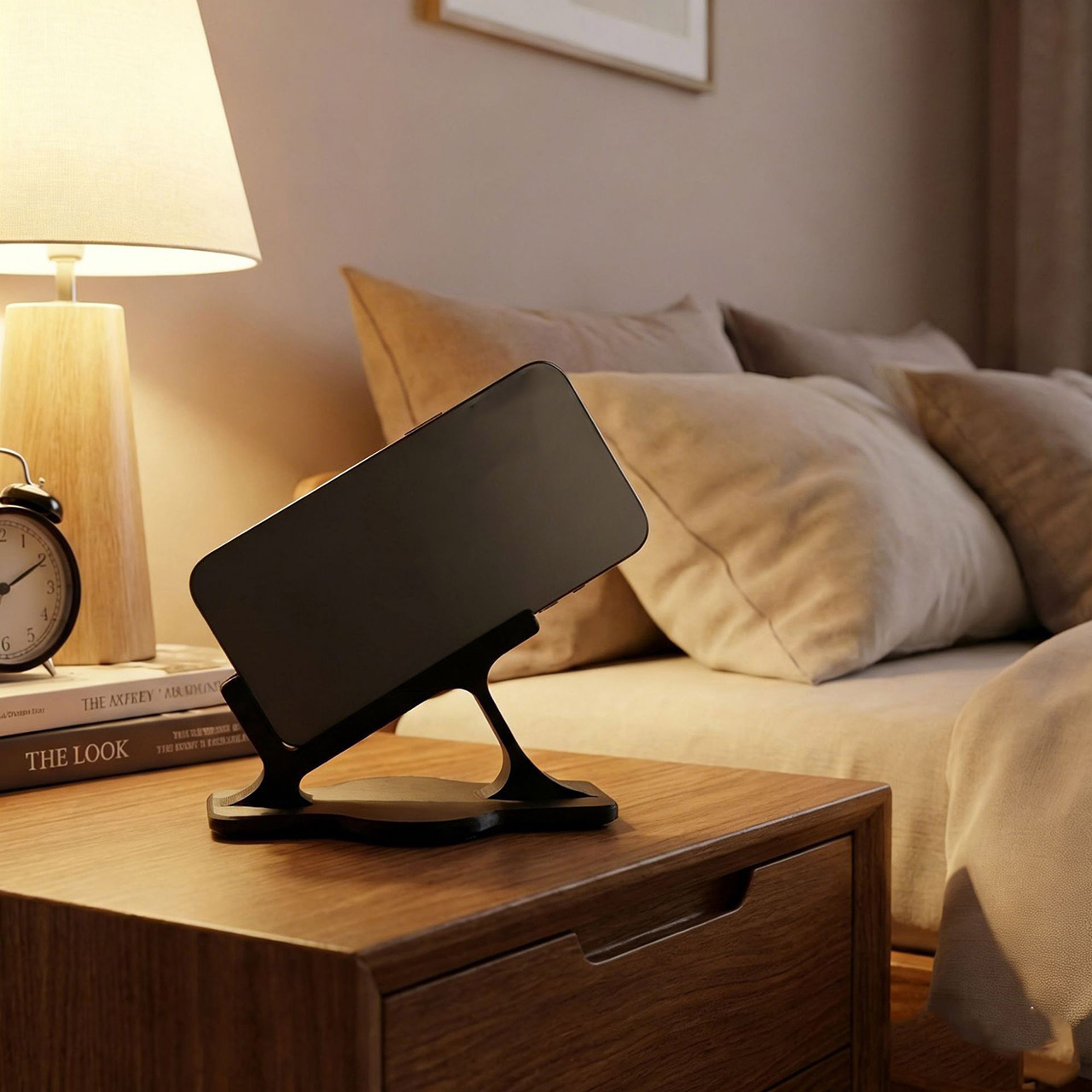 Side Lying Phone Holder Adjustable Bedside Phone Stand For Sofa And Bed Use 4