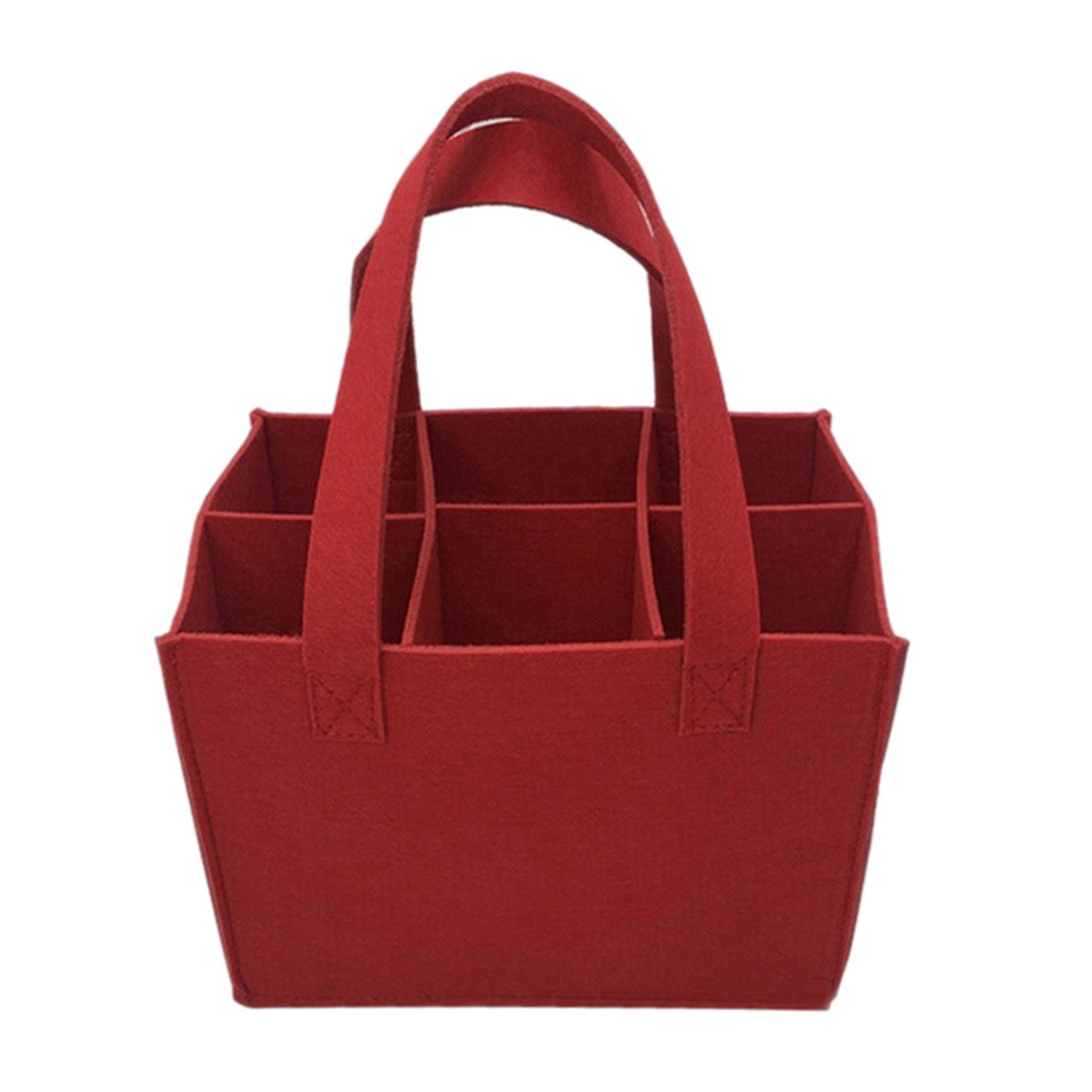 Foldable Wine Bottle Bag With 6 Compartments Waterproof Travel Carrier 7