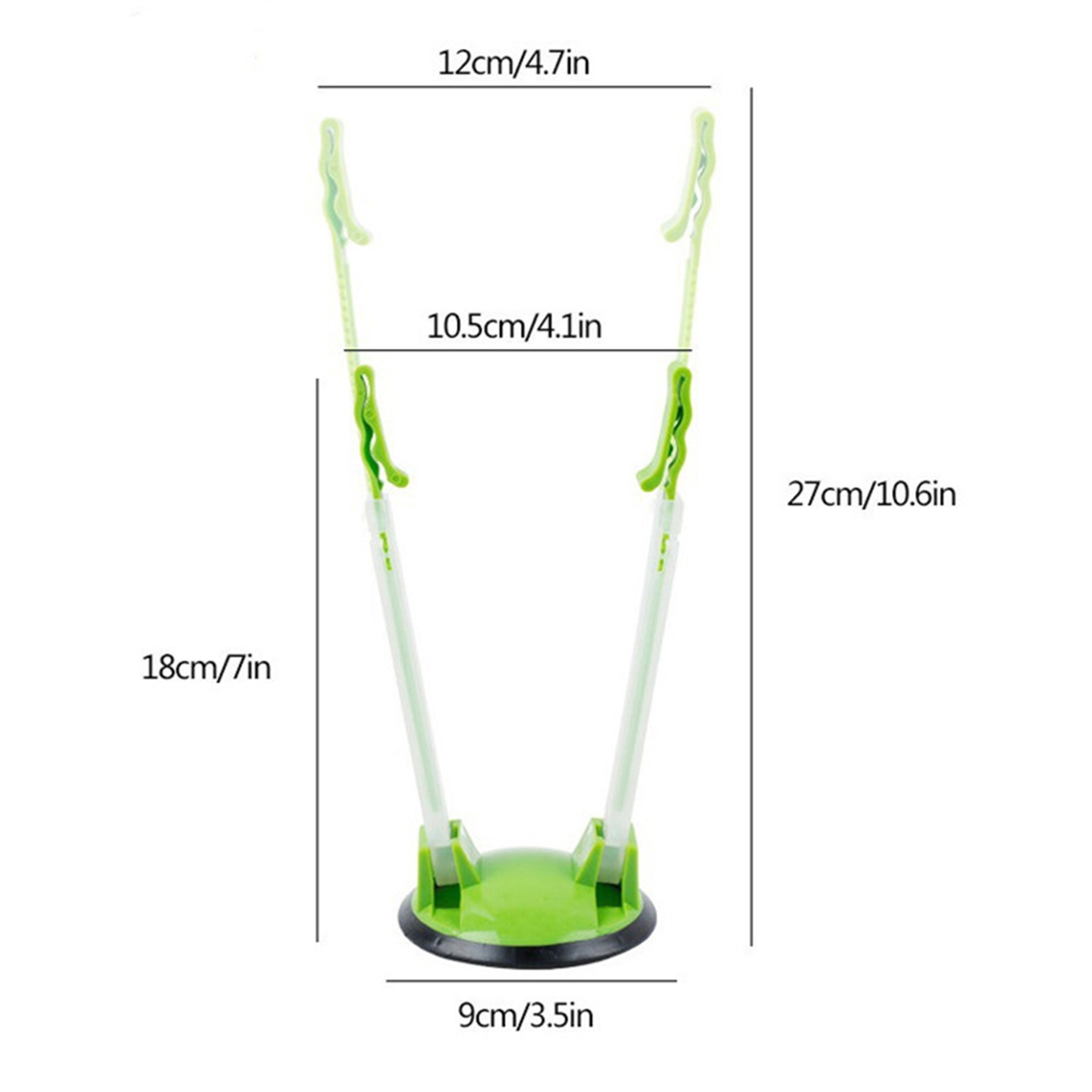 Adjustable Food Storage Bag Holder Rack Non Slip Freezer Bag Support Stand 6