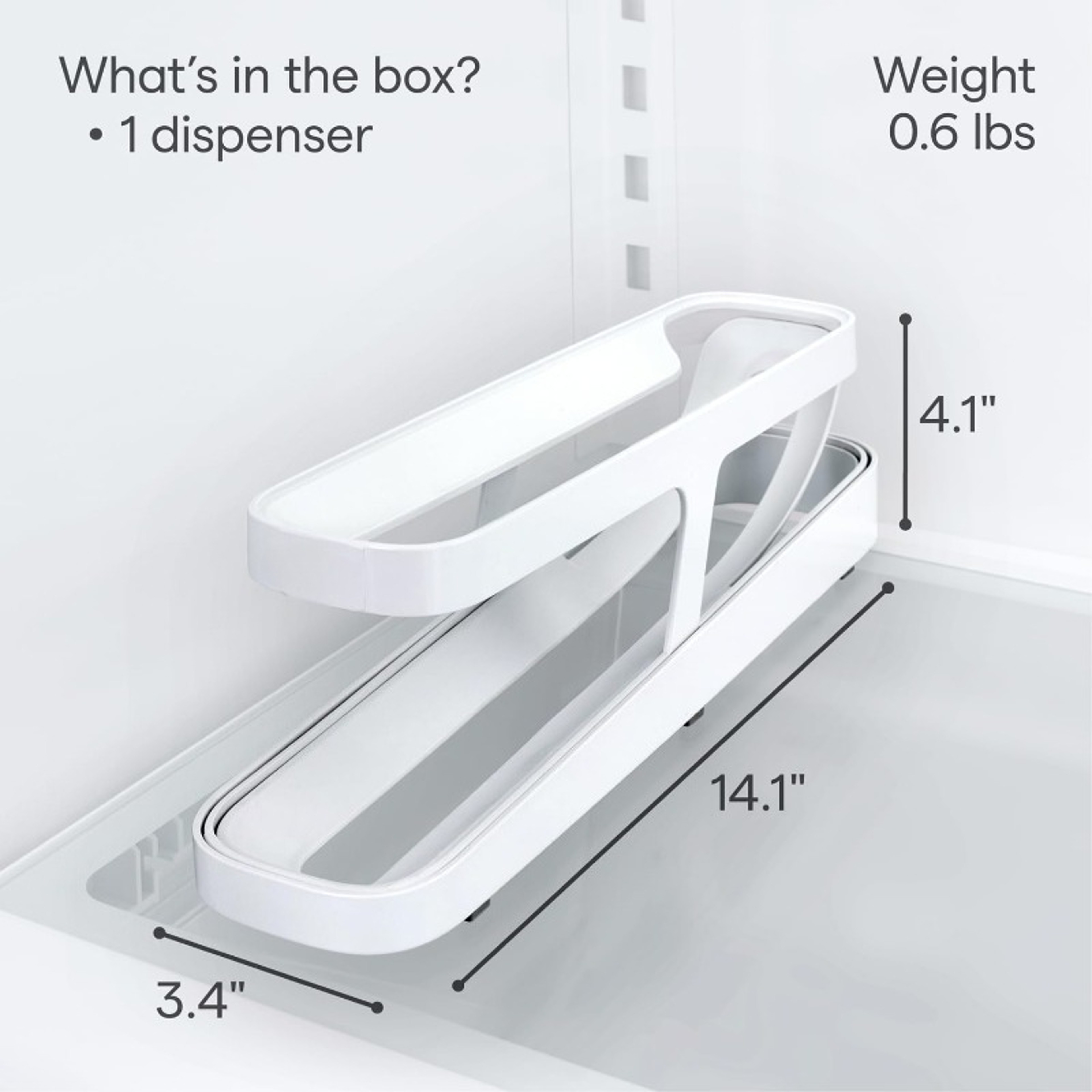 Rolling Egg Dispenser Space Saving Refrigerator Egg Organizer – view 4