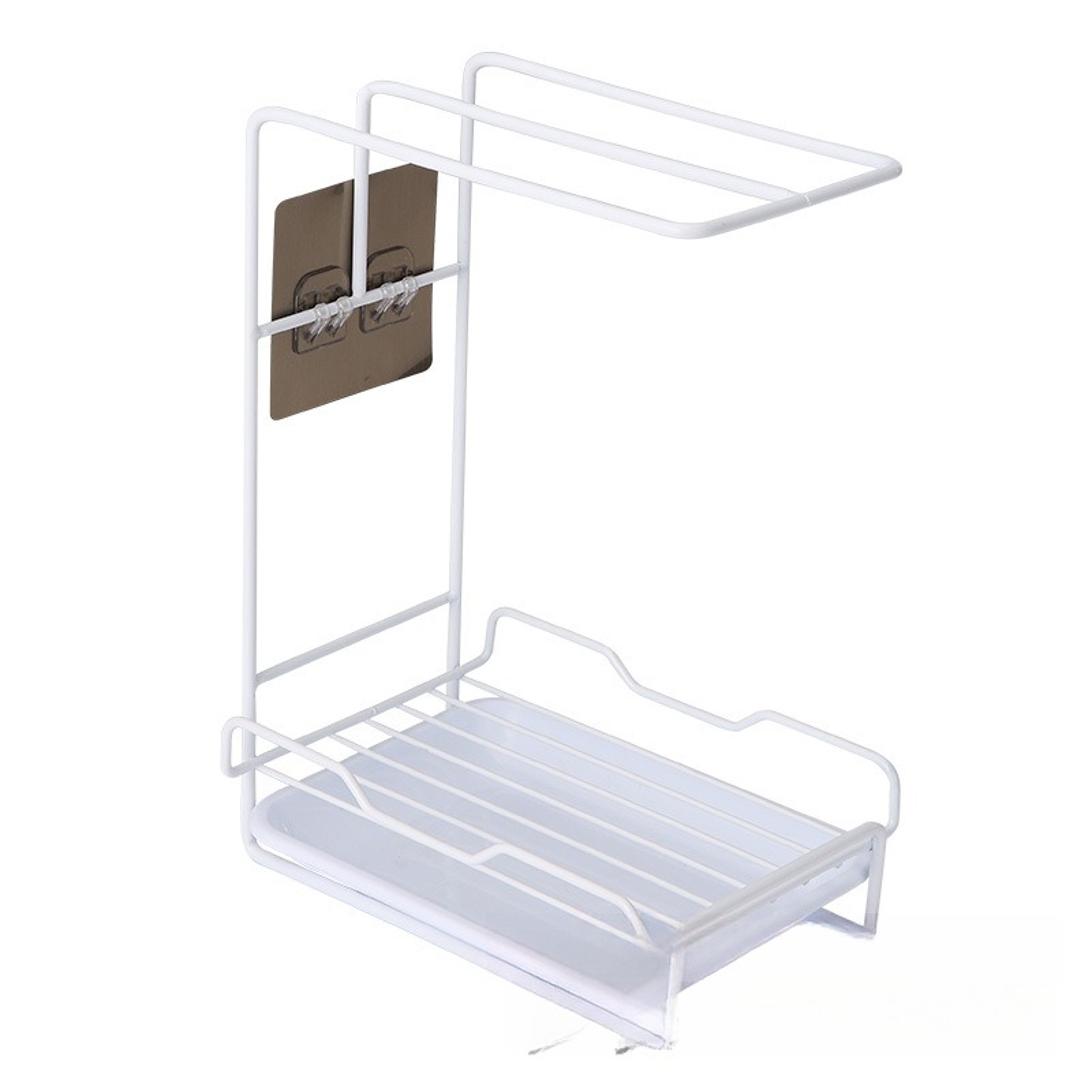 DrainFlow Kitchen Sink Caddy With Sponge Holder And Dish Soap Organizer 3