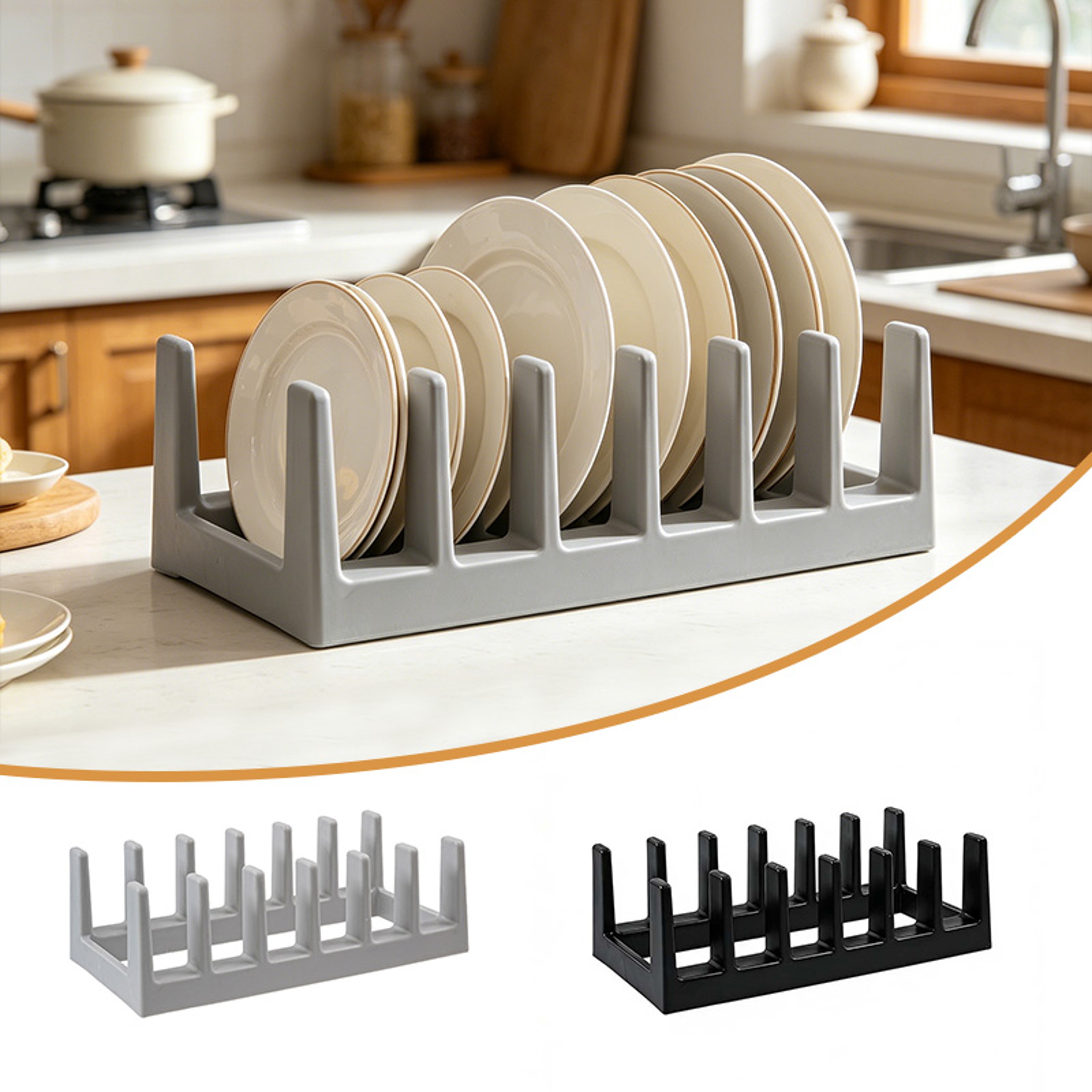 Pot Lid Organizer Space Saving Kitchen Cabinet Organizer 1