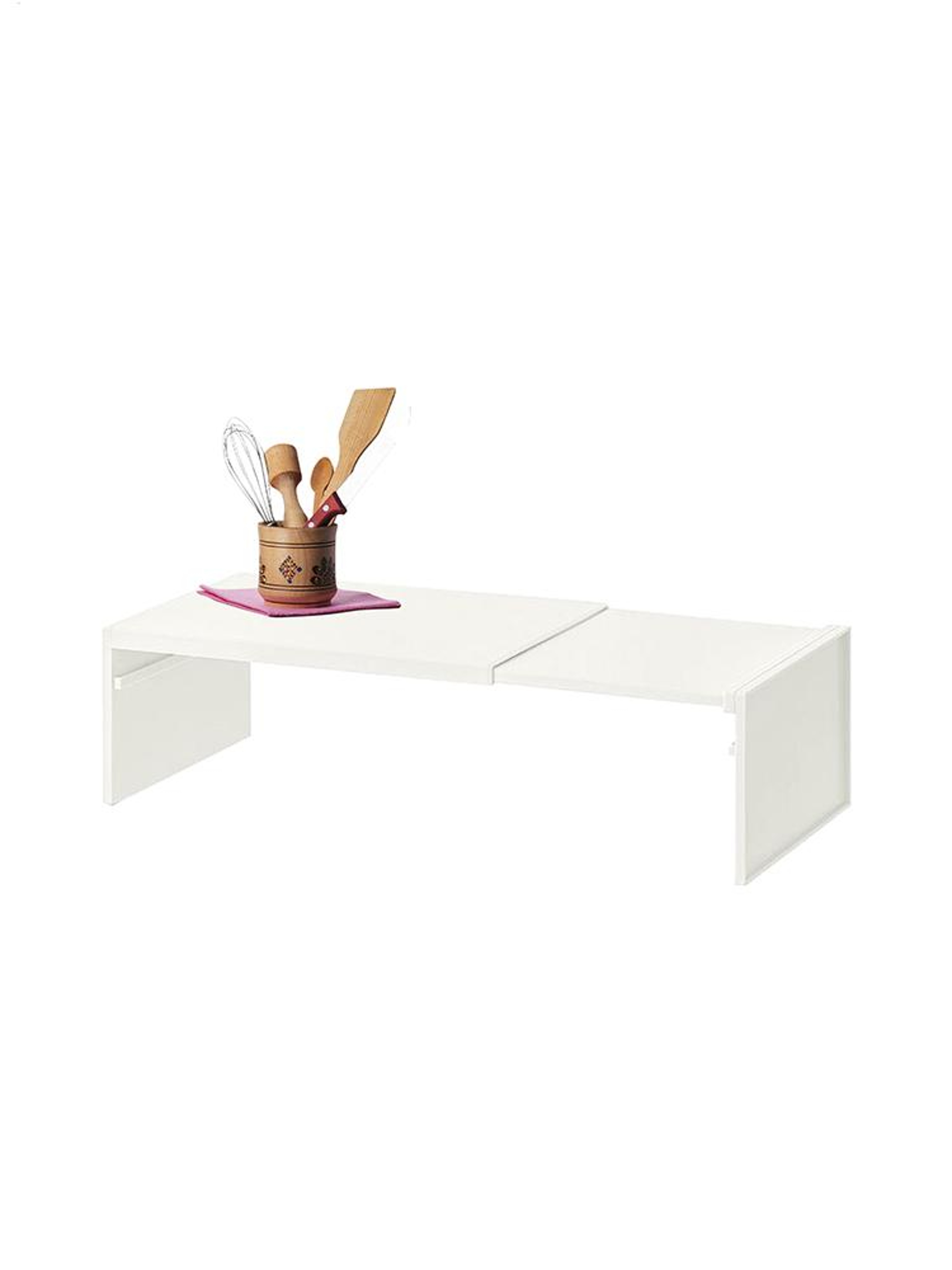 Expandable Cabinet Shelf Organizer Stackable Pantry Storage Riser – view 3