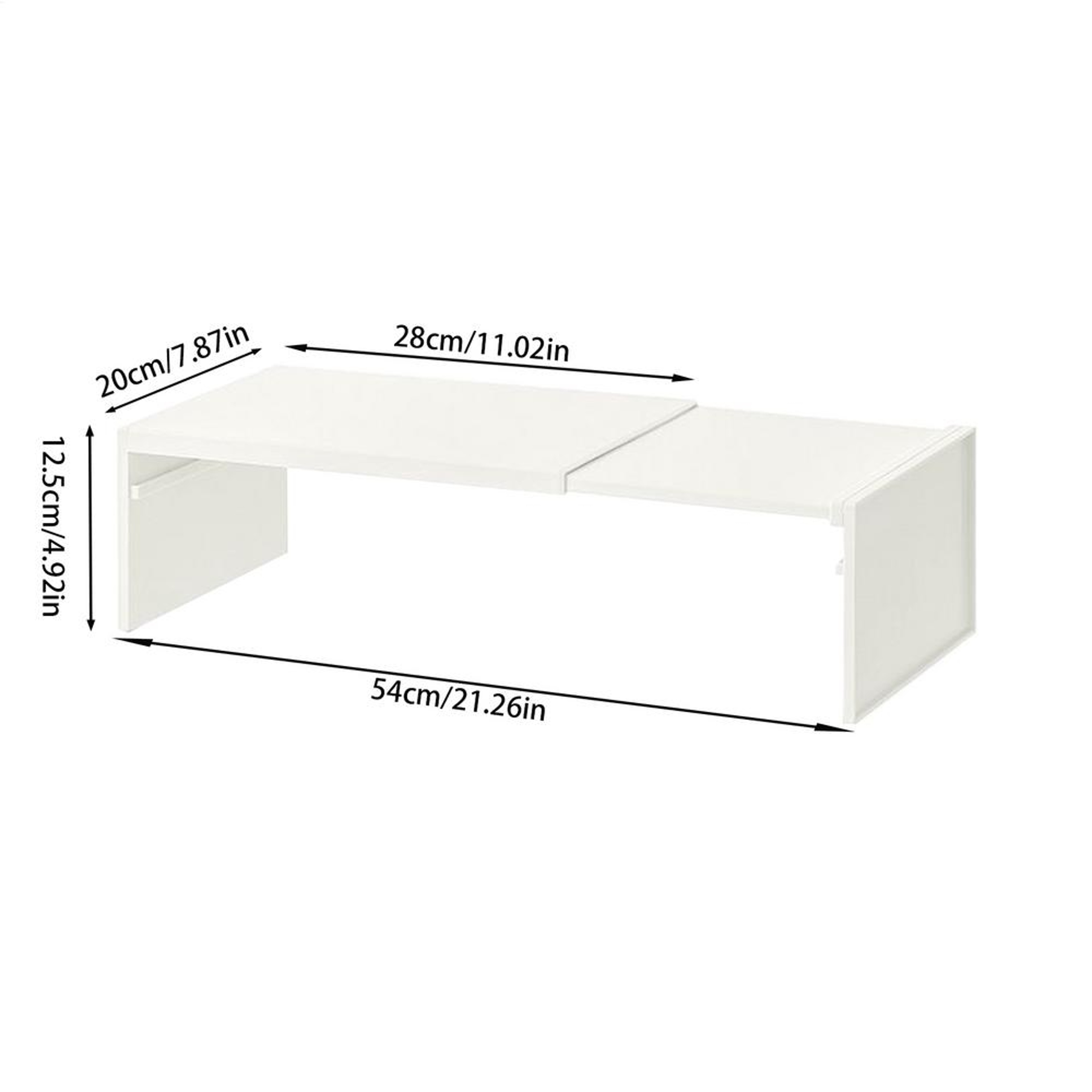 Expandable Cabinet Shelf Organizer Stackable Pantry Storage Riser – view 7