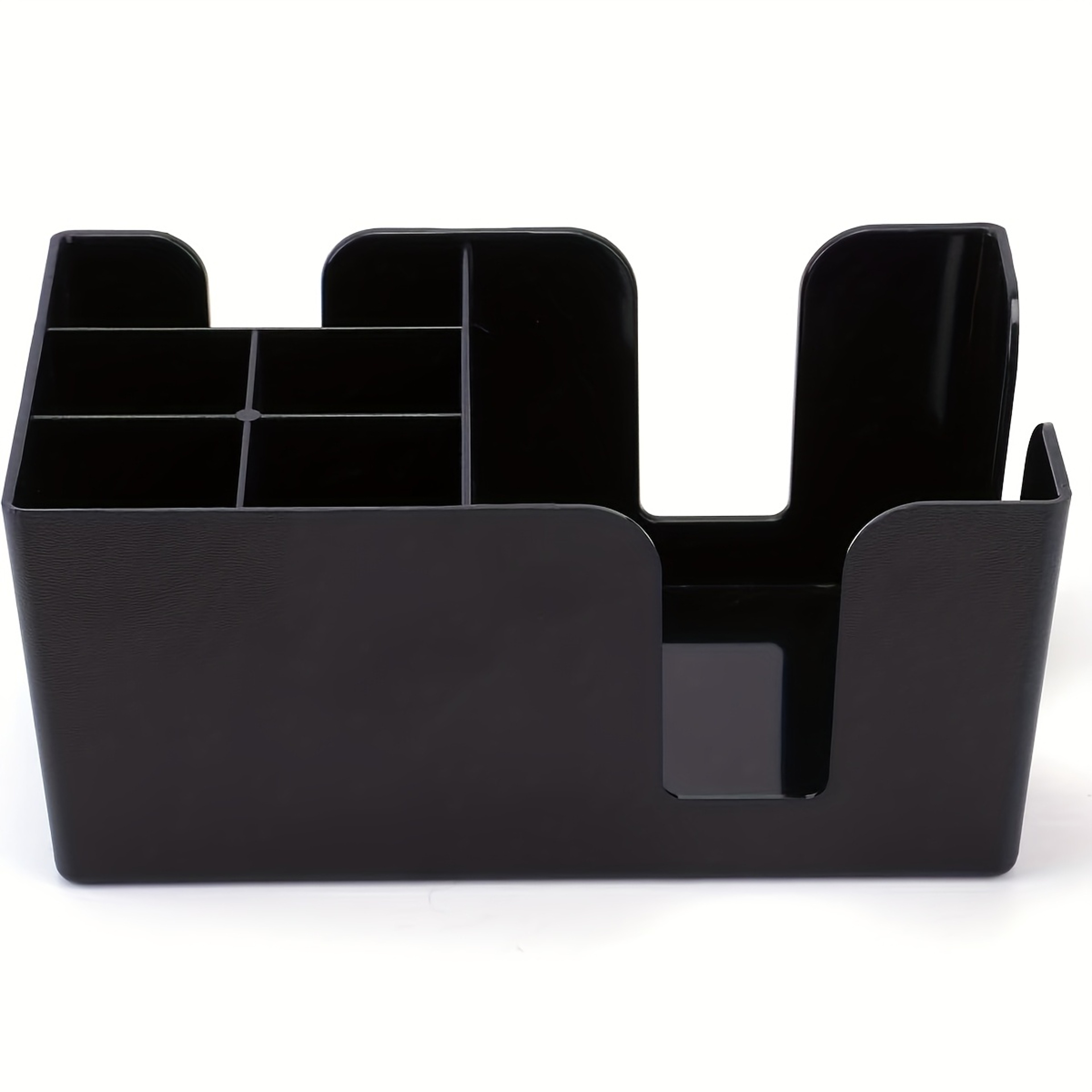 Six Compartment Bar Caddy Organizer with Napkin and Straw Holder – view 6