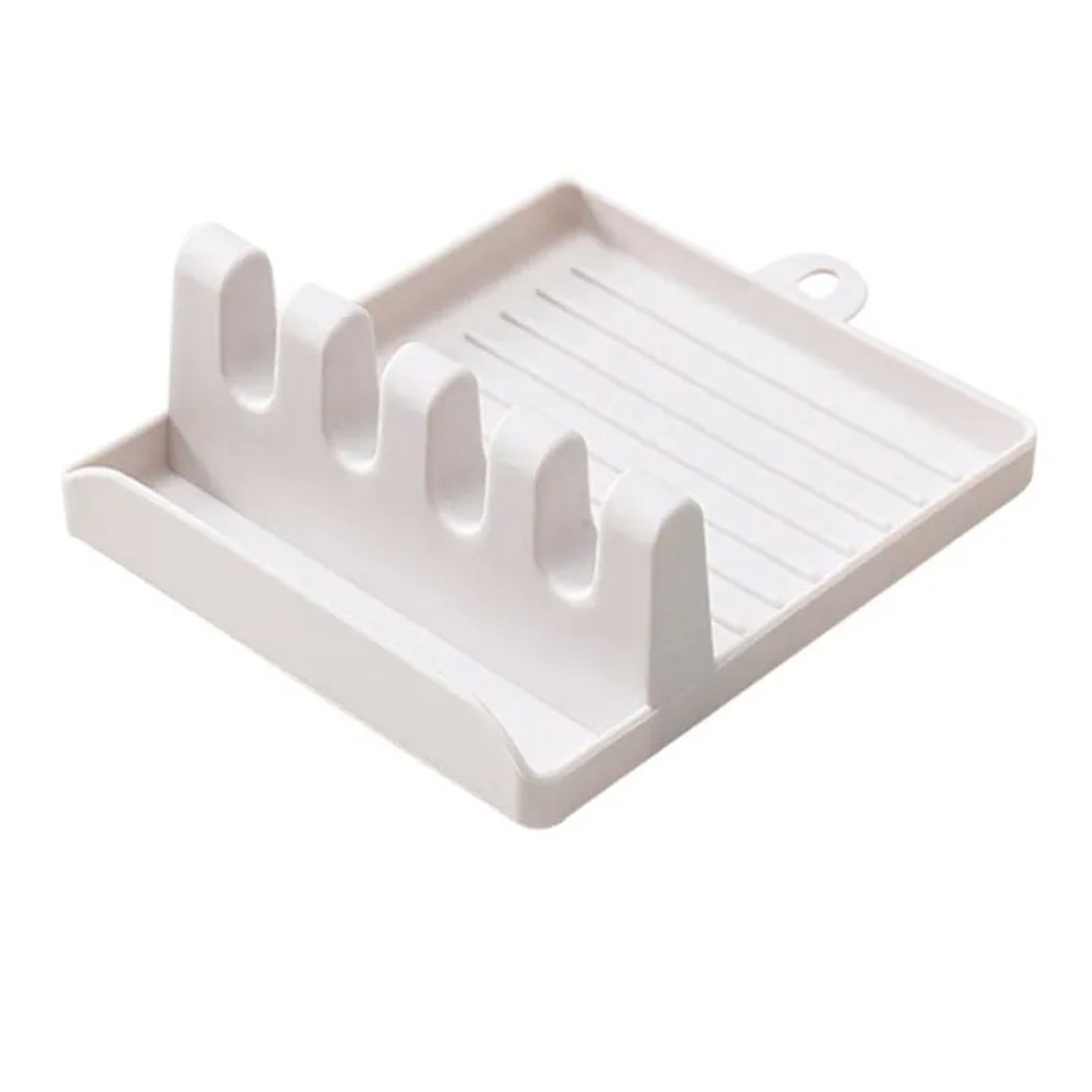 Pot Lid Holder And Spoon Rest Countertop Kitchen Utensil Organizer 7