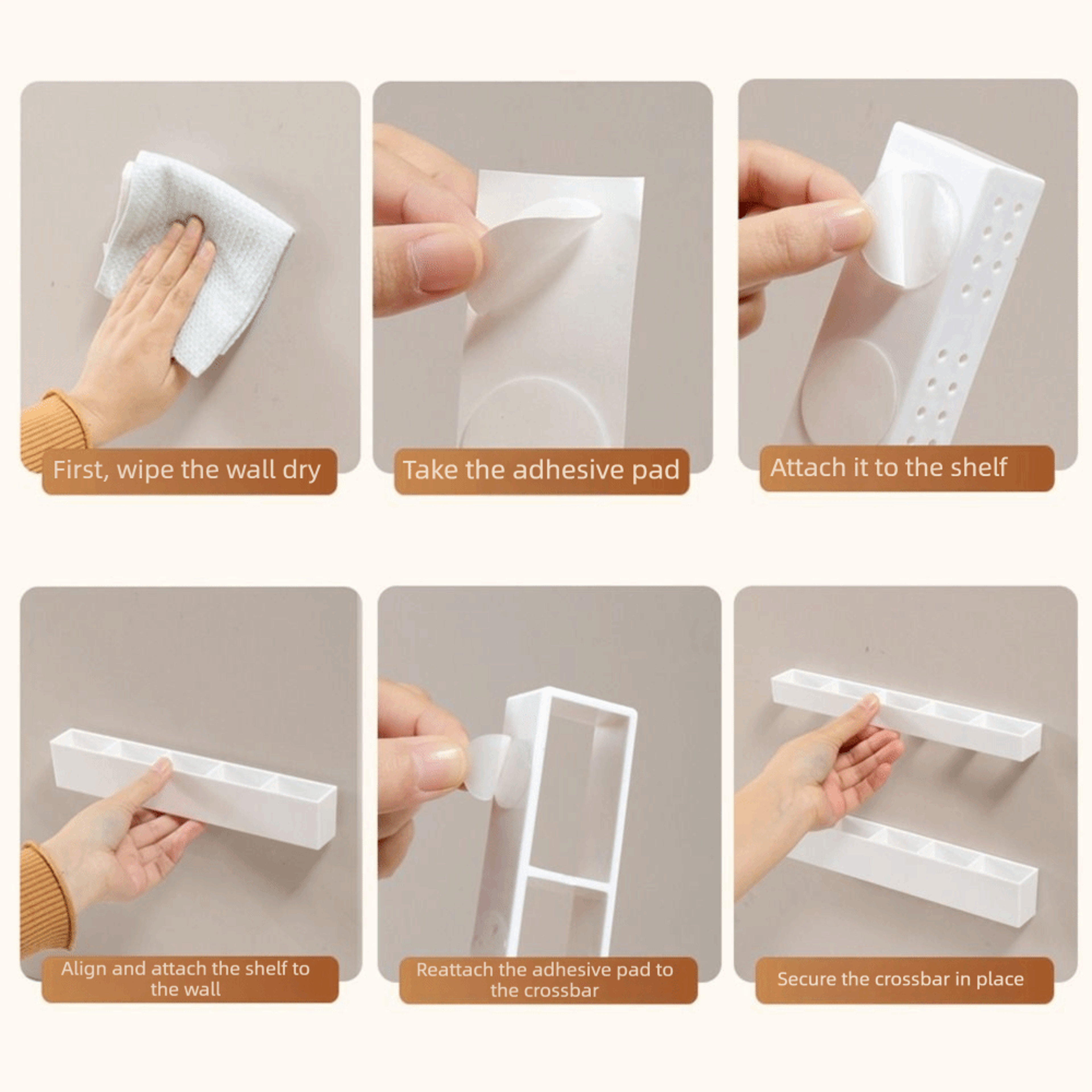 Clear Acrylic Straw Holder Wall Mounted Kitchen Organizer 4