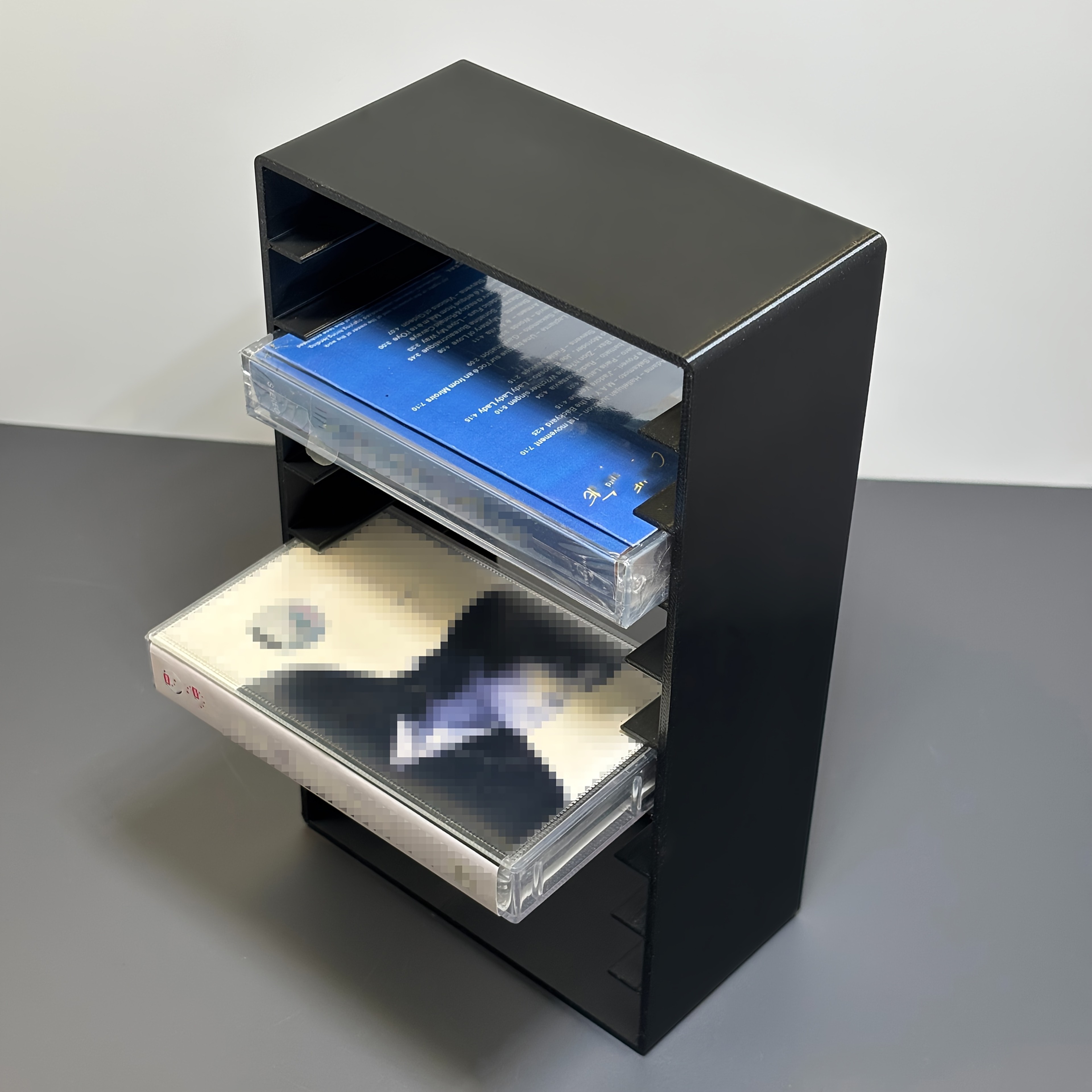 Black Tape Storage Rack With Tape Storage Rack Design For Home Office Organization 3