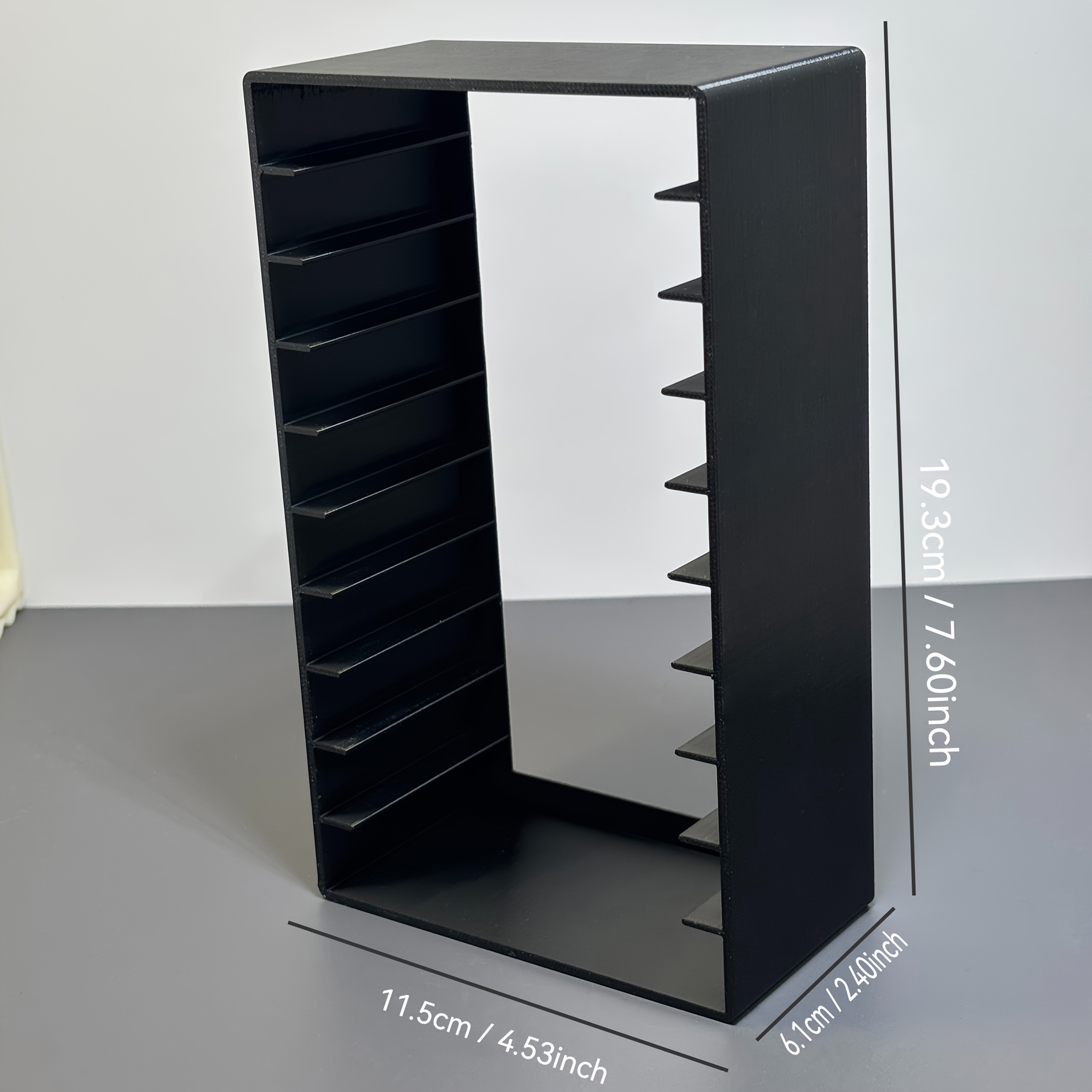 Black Tape Storage Rack With Tape Storage Rack Design For Home Office Organization 5