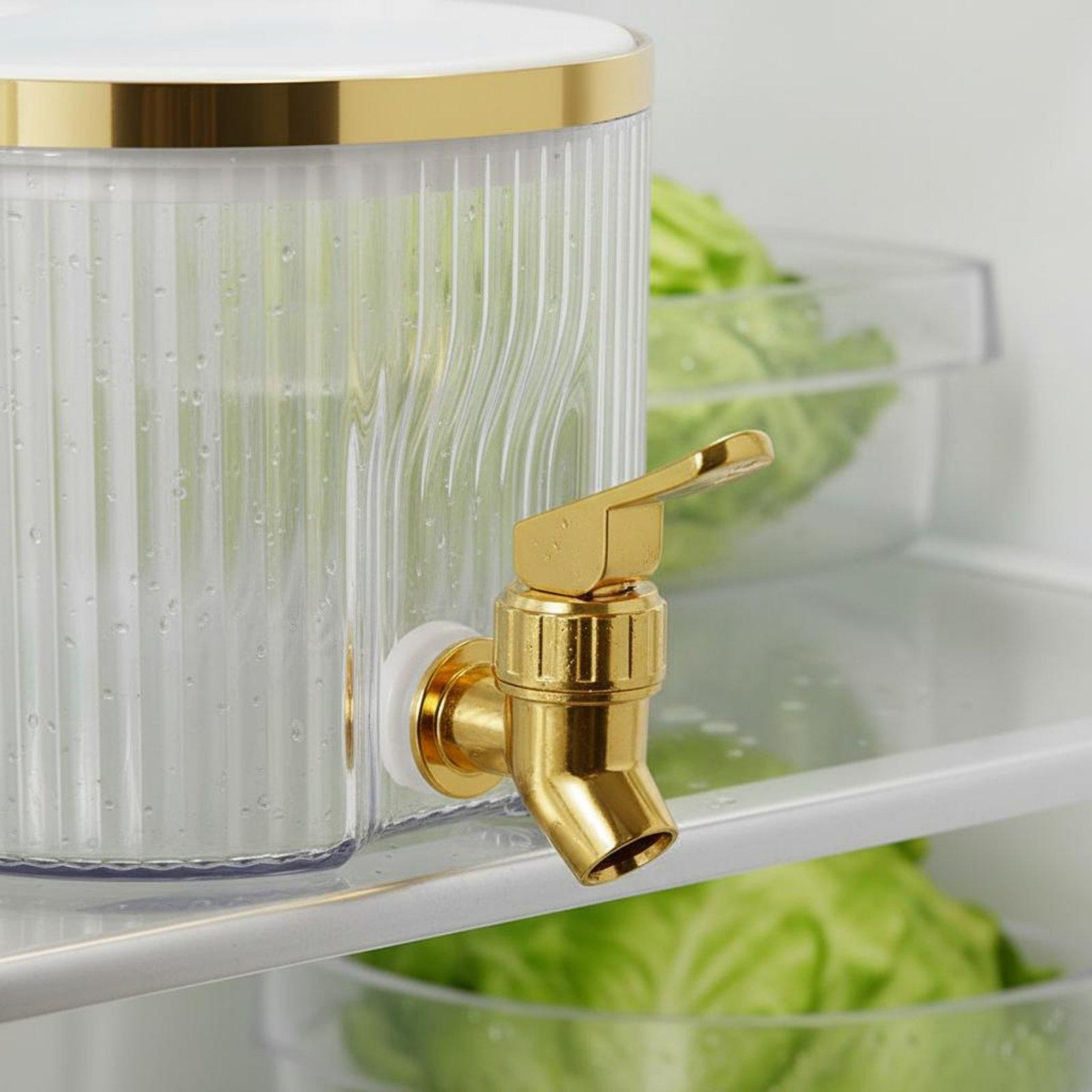 Large Capacity Refrigerator Drink Dispenser With Leak Resistant Spigot 2