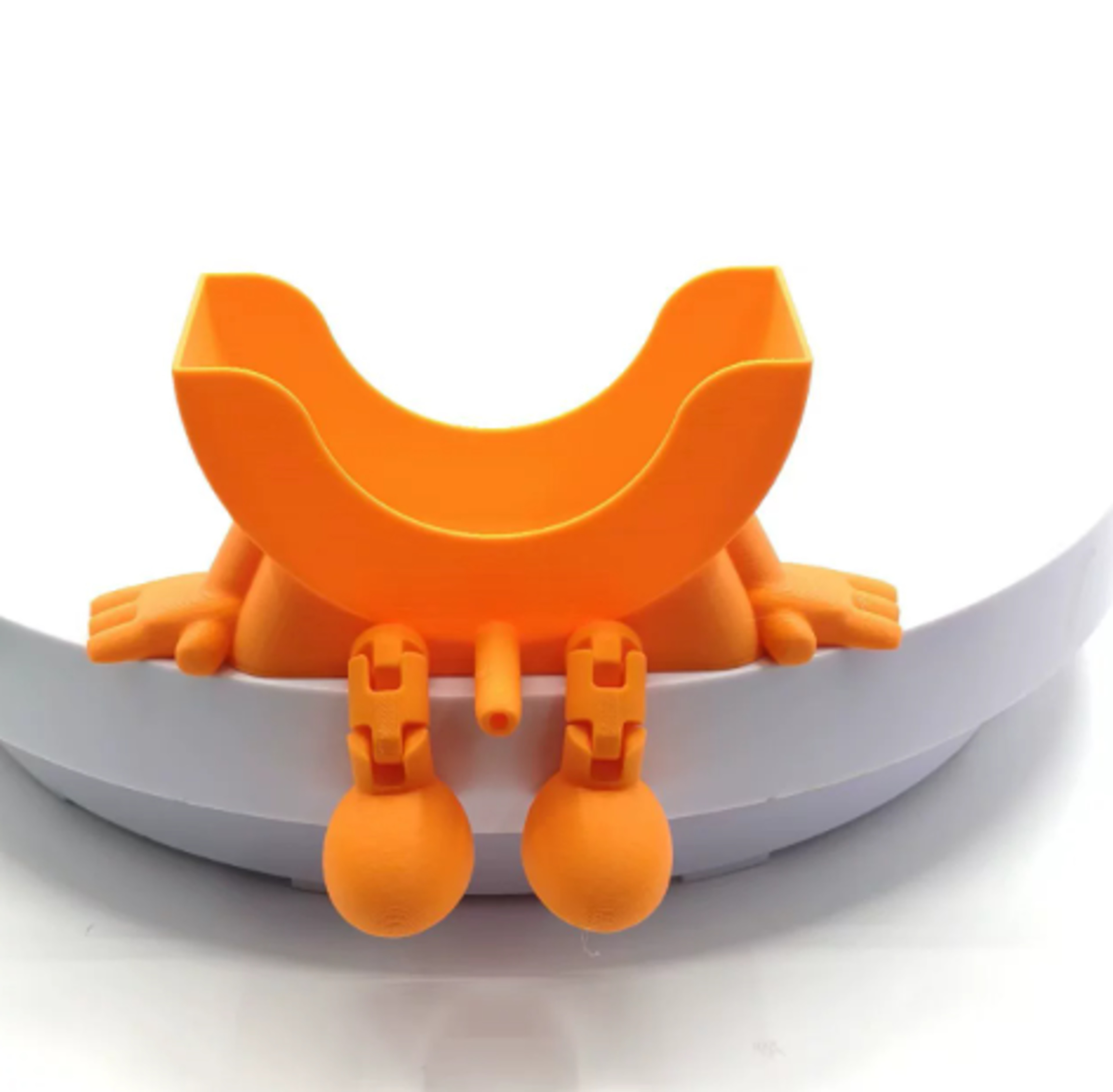 Smiley Dish Sponge Holder Kitchen Sink Organizer With Drain Design 0