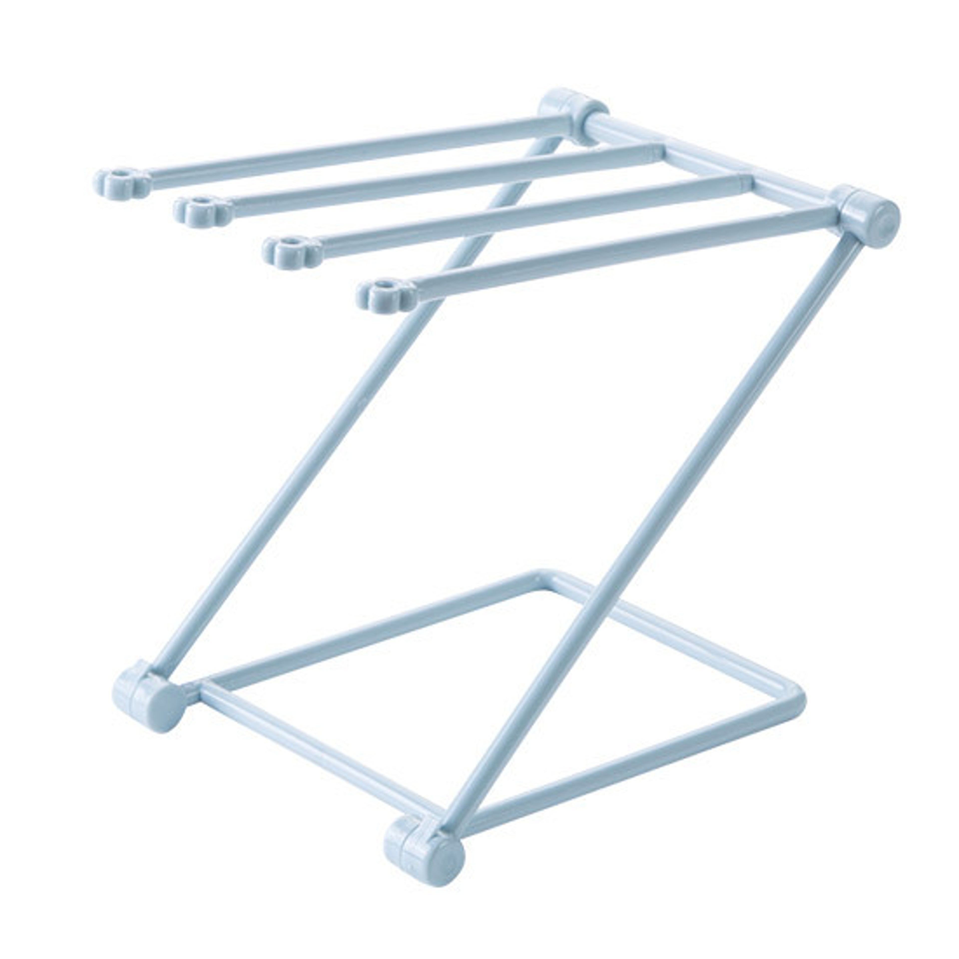 Foldable Towel Rack Kitchen Storage Rack For Countertop Dishcloth Holder And Cup Organization 7