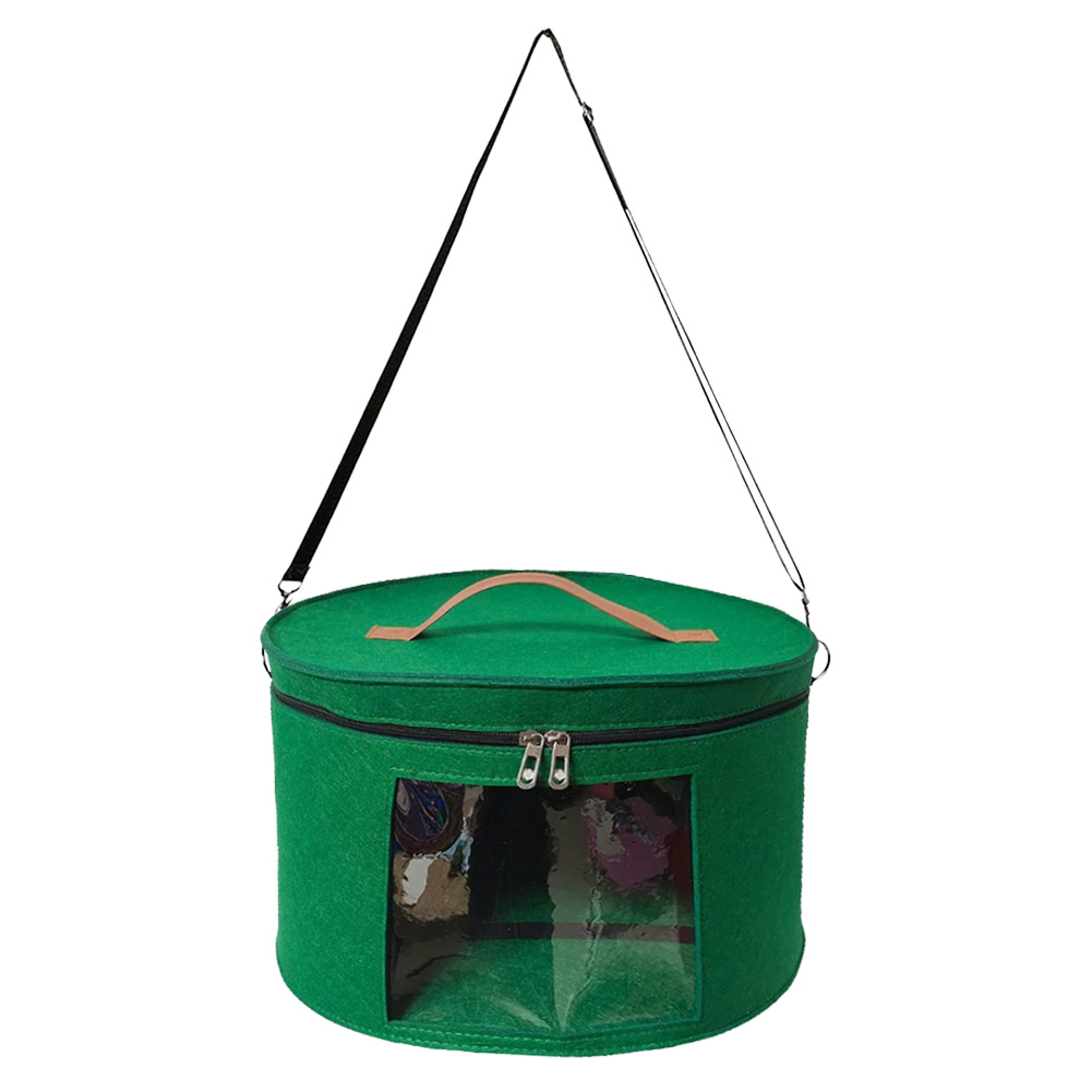 Collapsible Hat Box Travel Case With Shoulder Strap For Cowboy Hat Storage 6