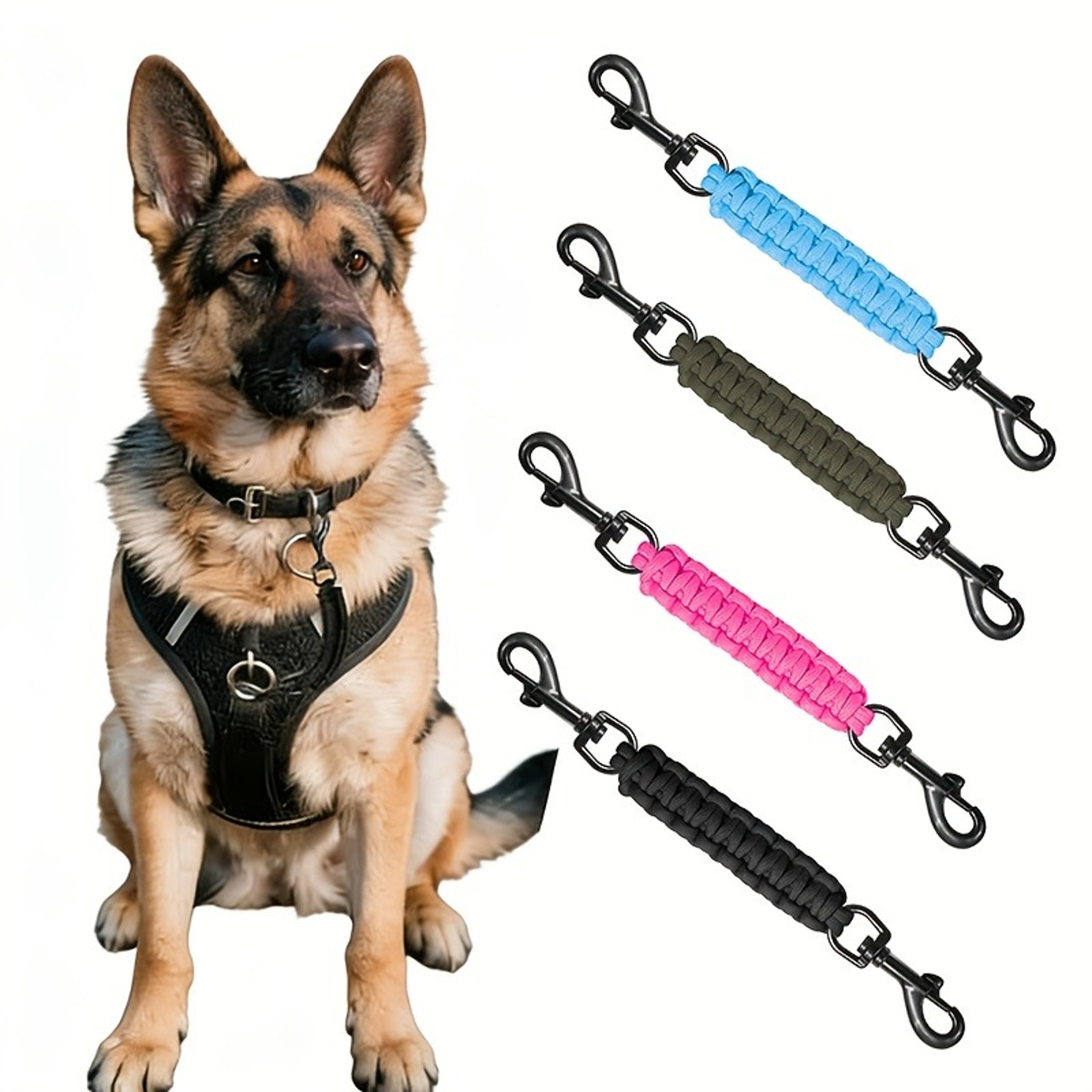 Pet Double Head Safety Clip Dog Seat Belt Adapter For Secure Walks And Travel 0