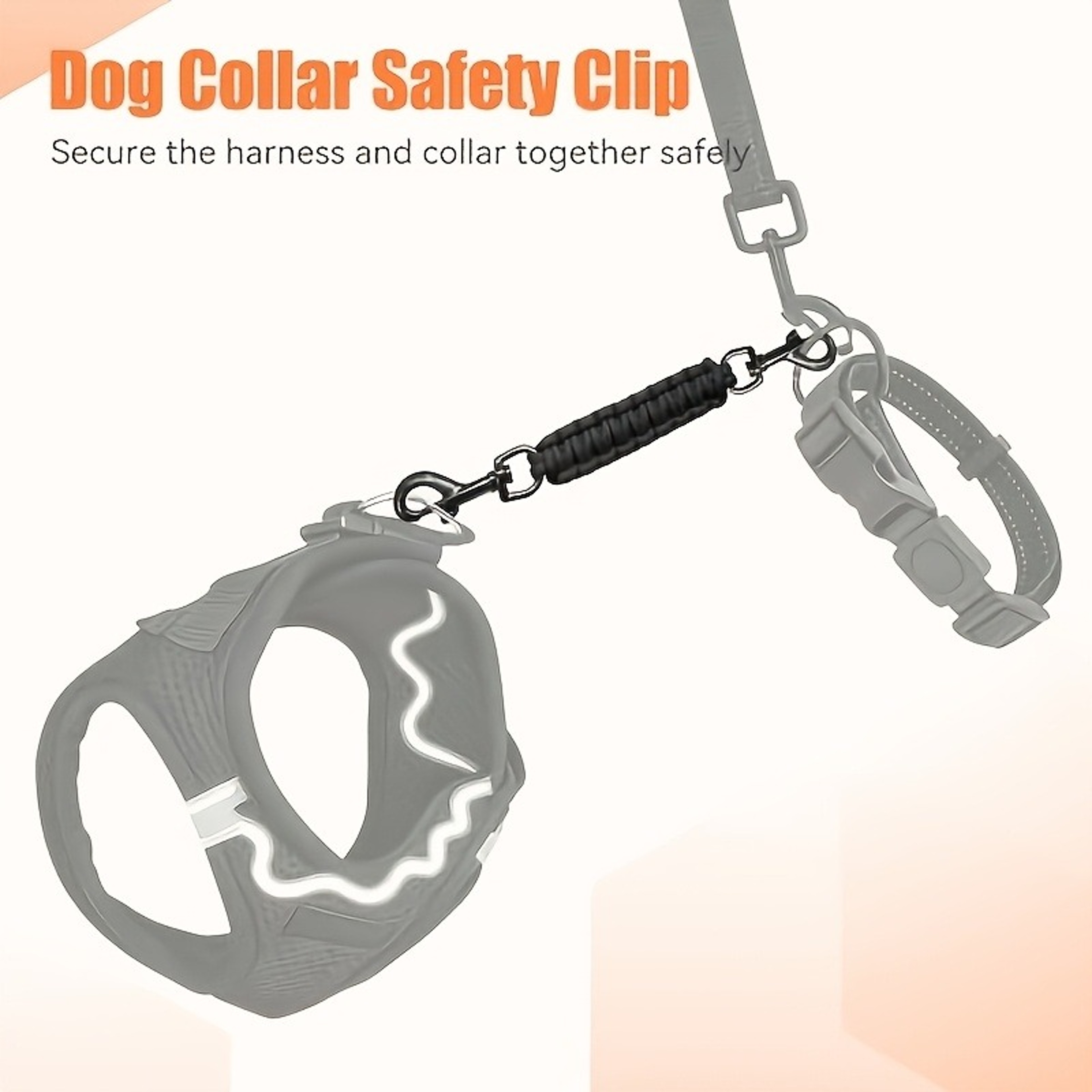 Pet Double Head Safety Clip Dog Seat Belt Adapter For Secure Walks And Travel 2