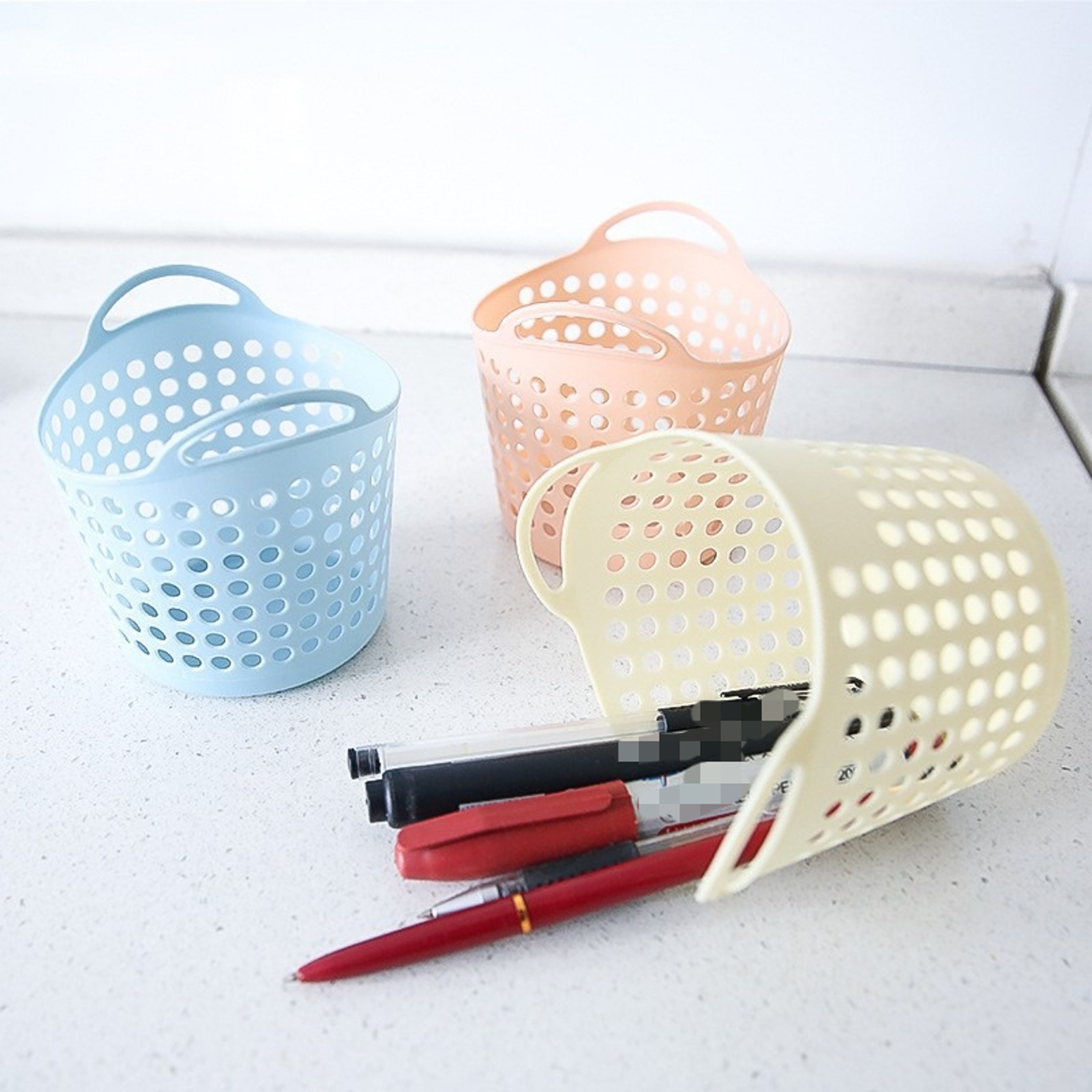 Stackable Desktop Storage Basket Organizer for Office and Home – view 5