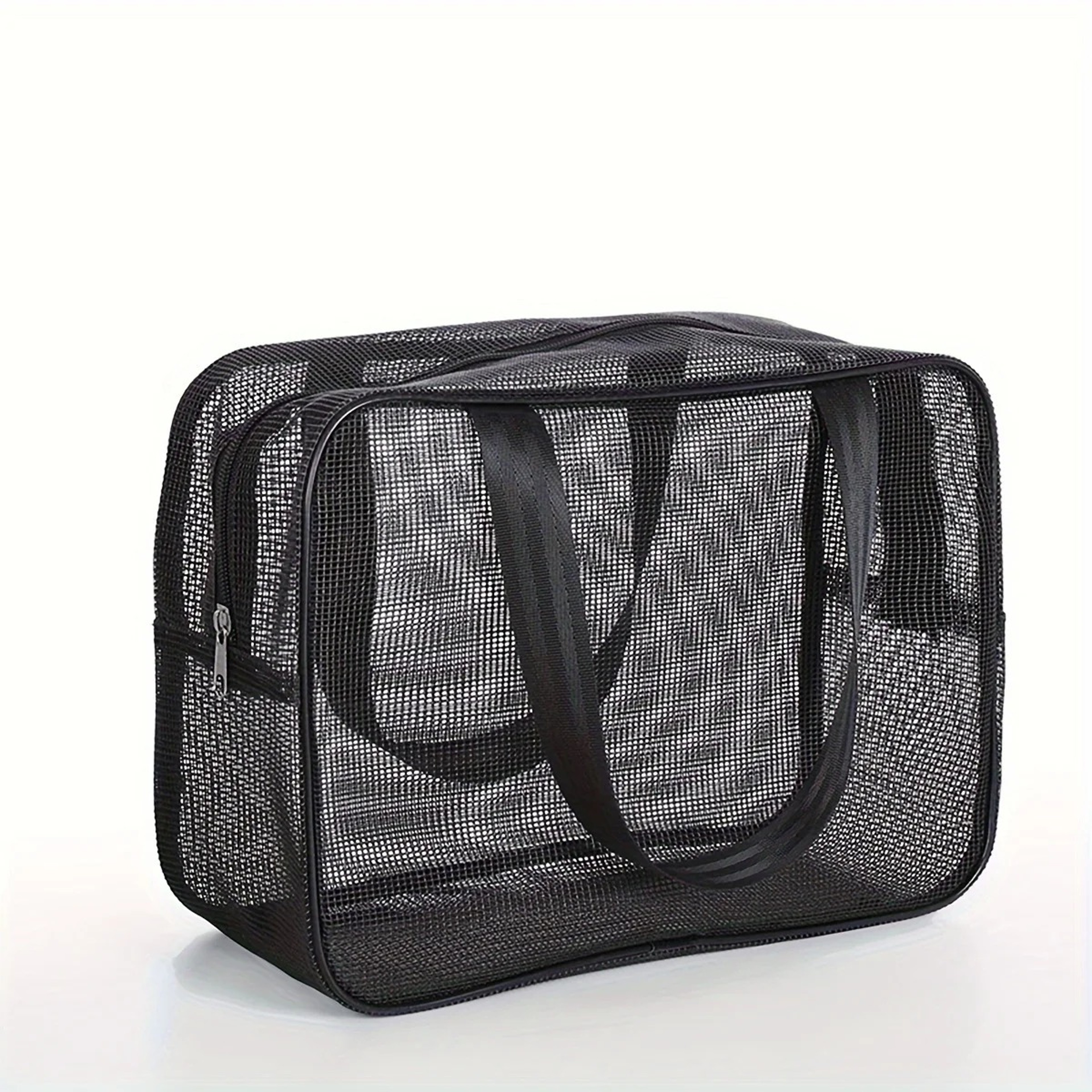 Portable Mesh Shower Caddy Tote Bag Large Capacity Toiletry Organizer For Travel Gym Dorm 0
