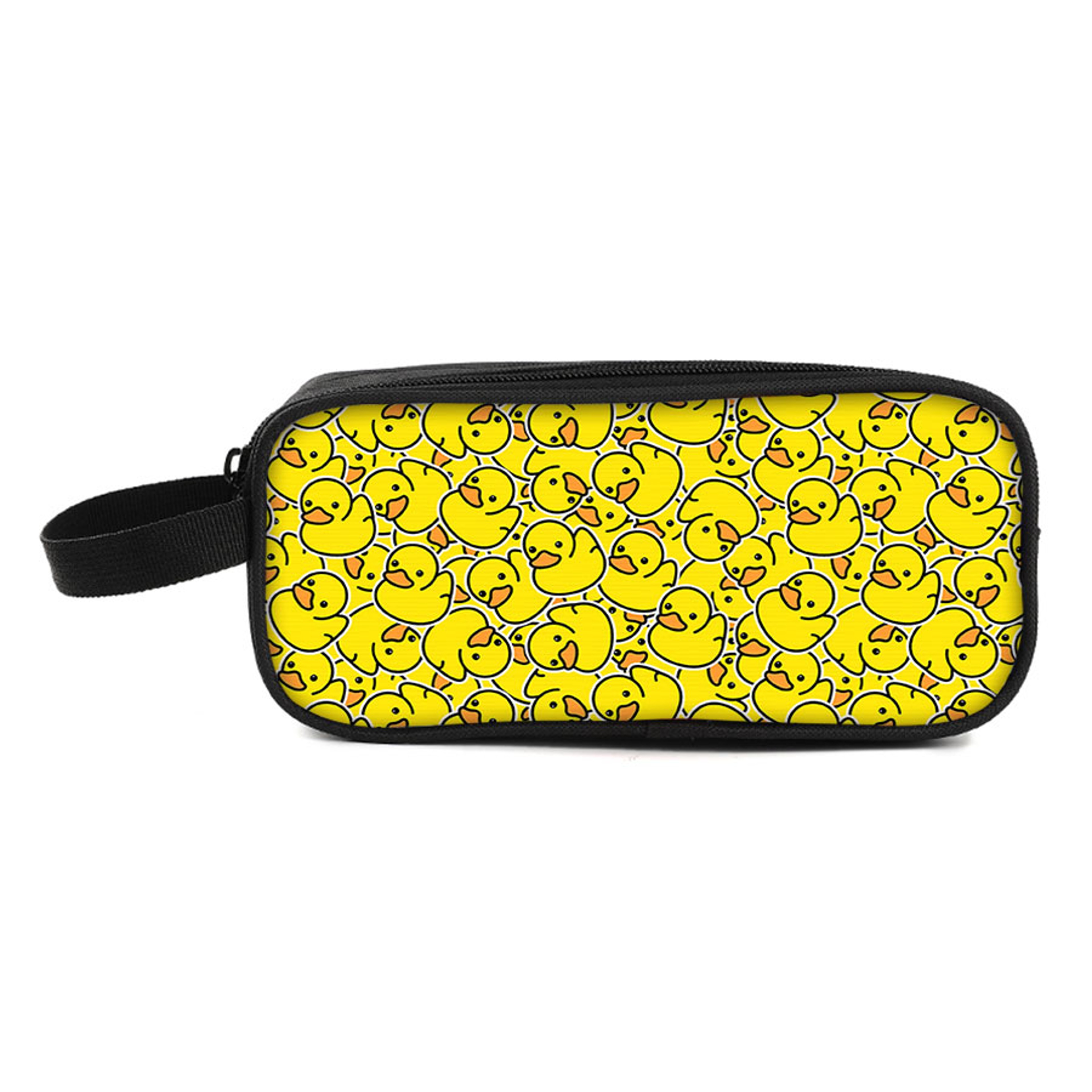 Yellow Duck Double Layer Pencil Case Cute Cartoon School Bag for Kids – view 7