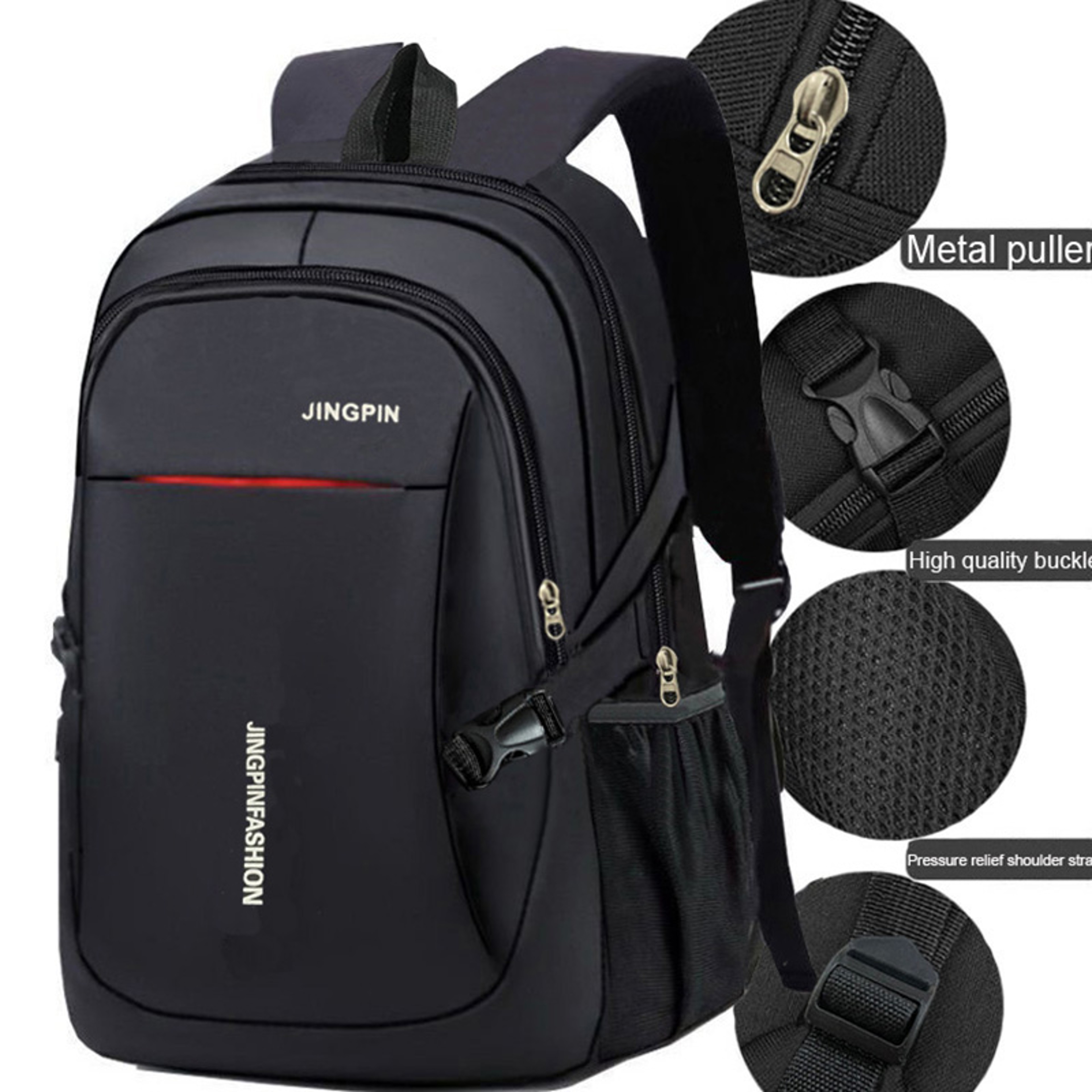 Canvas School Backpack Large Capacity Korean Style Shoulder Bag For Students And Daily Travel 1