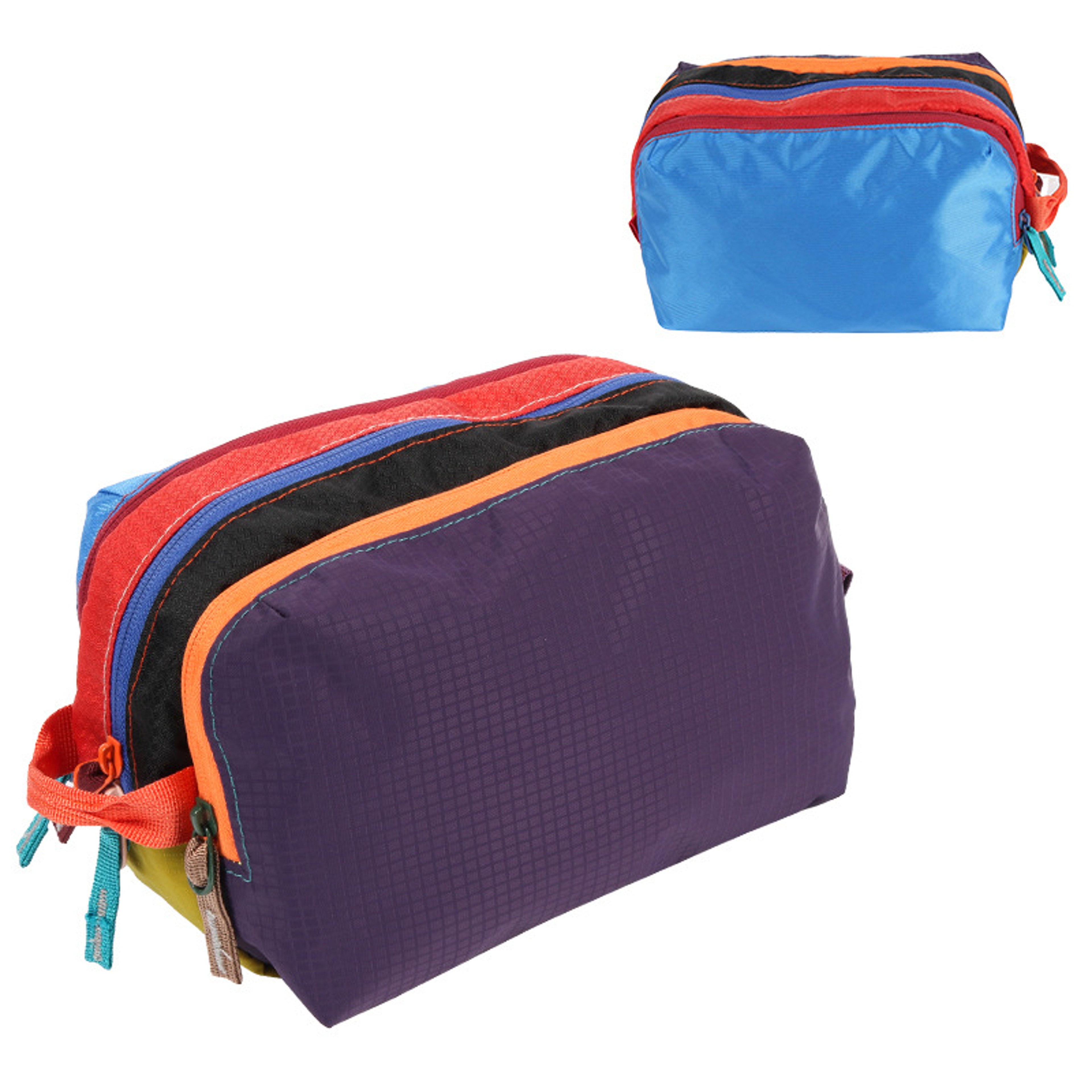 Dopamine Color Travel Toiletry Bag Makeup Organizer With Multi Compartment Storage 7
