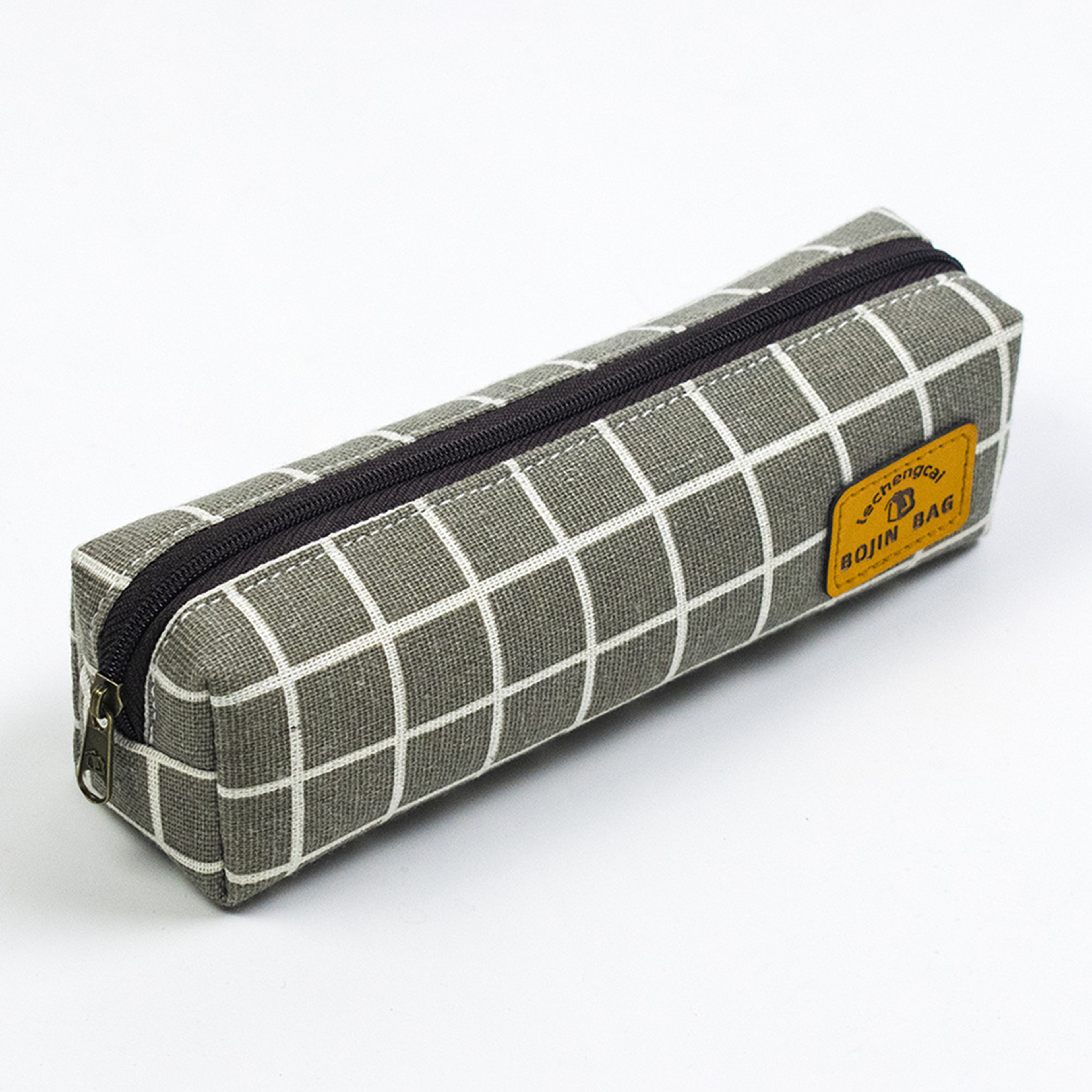 Plaid Pencil Case Stylish Grid Pattern Pencil Pouch For School And Office Supplies 7