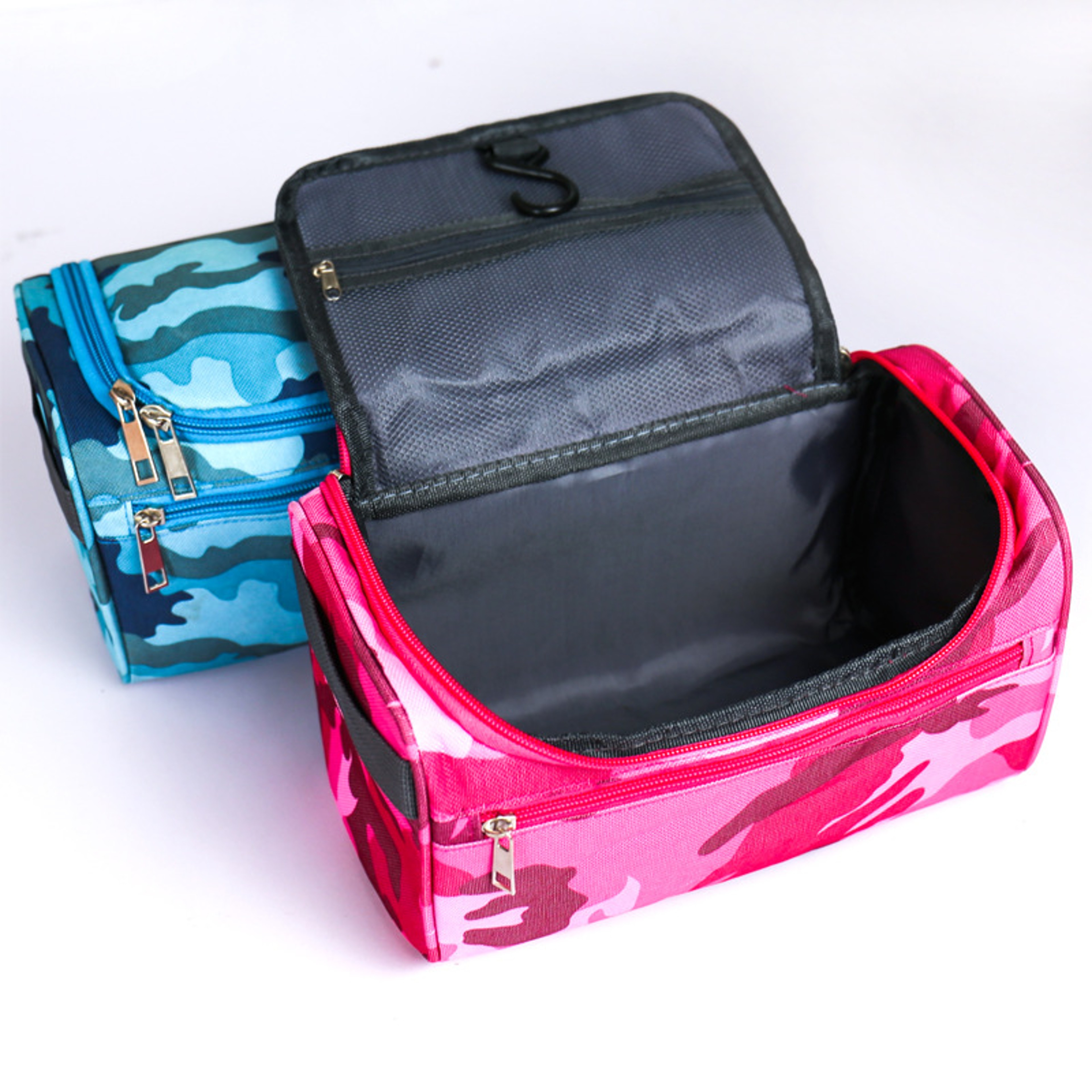 Large Capacity Waterproof Hanging Cosmetic Bag Travel Toiletry Organizer 5