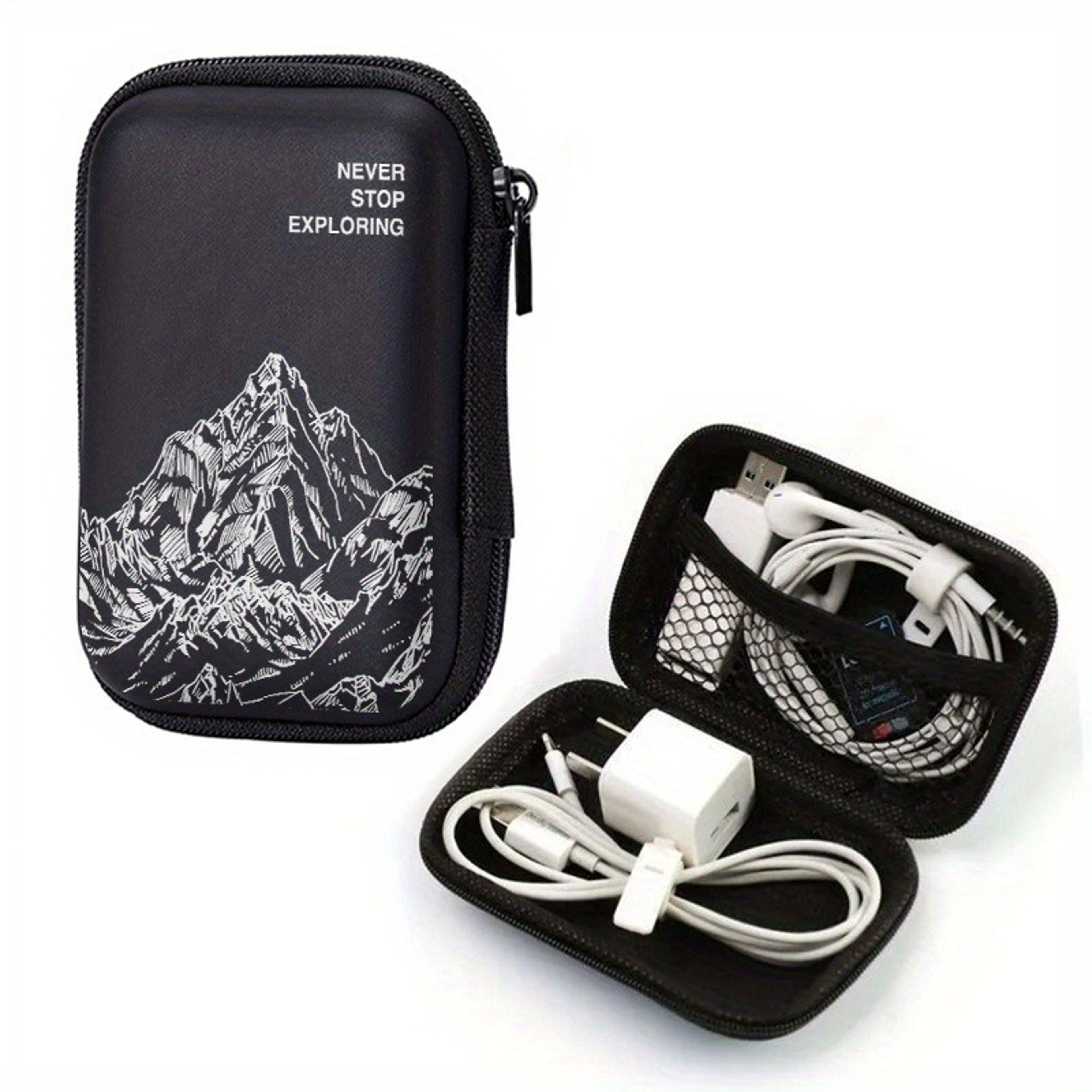 Mountain Explore Shockproof Electronics Organizer Case Portable Travel Storage Bag – view 1